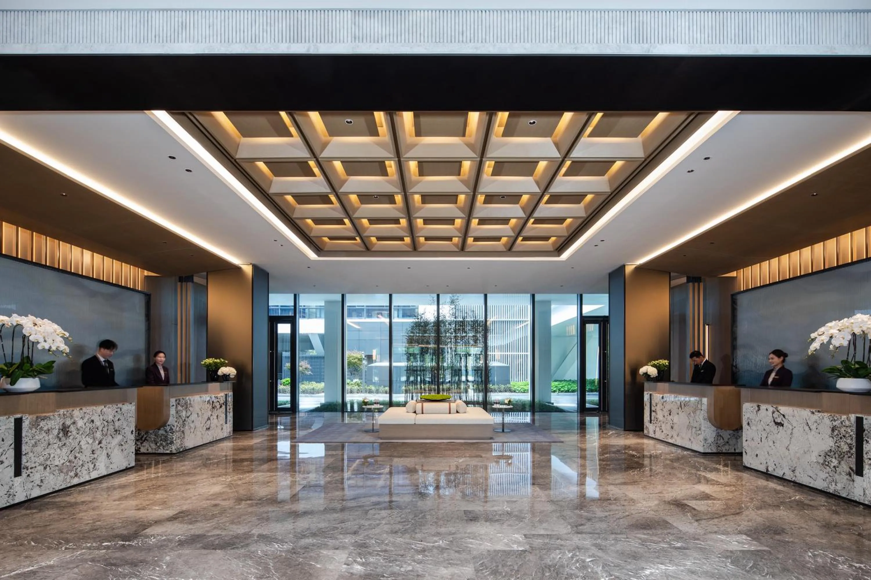 Lobby or reception in Shanghai Expo RiverSide Hotel