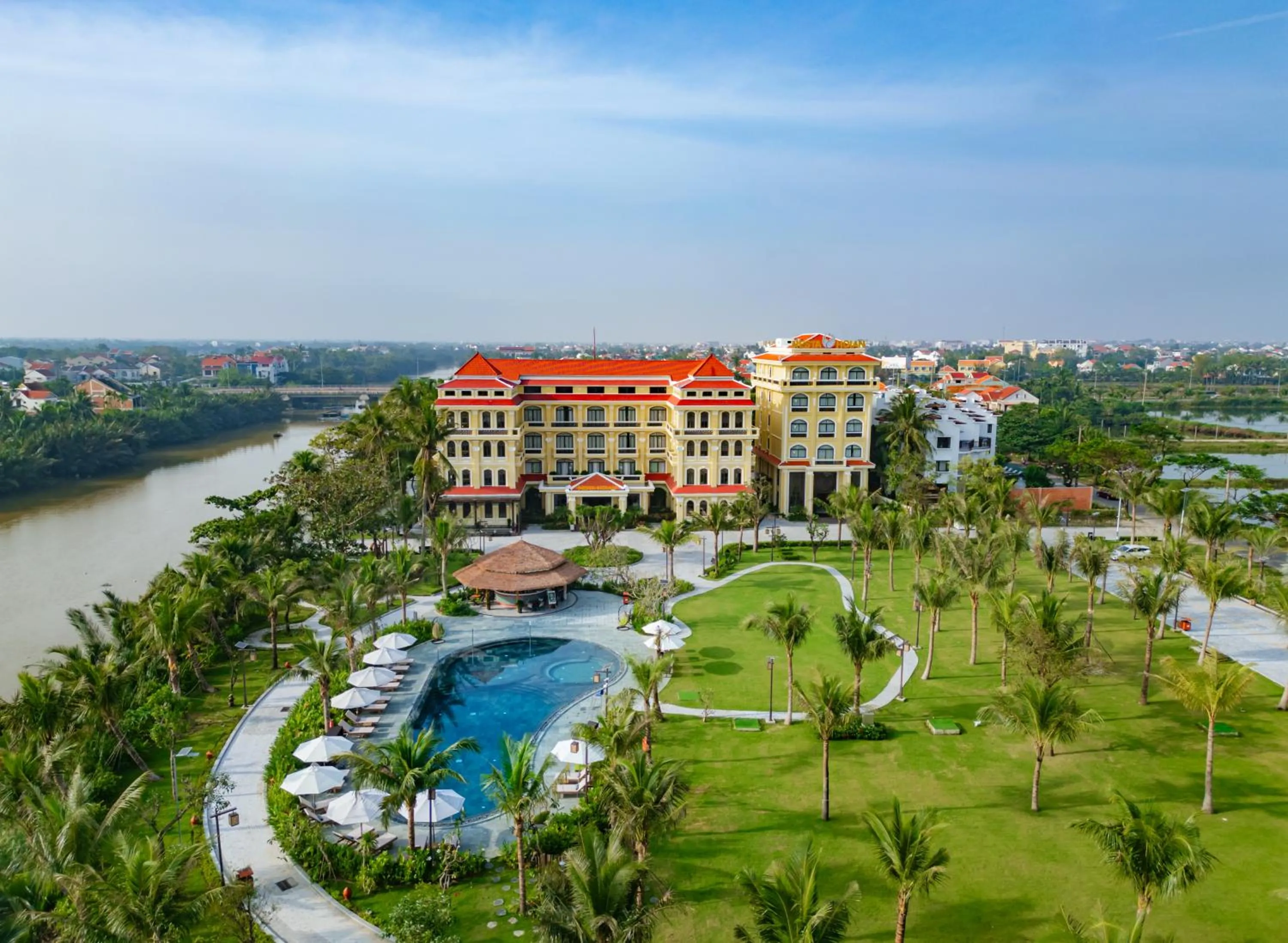 Property building in Nesta Hoian Resort & Spa