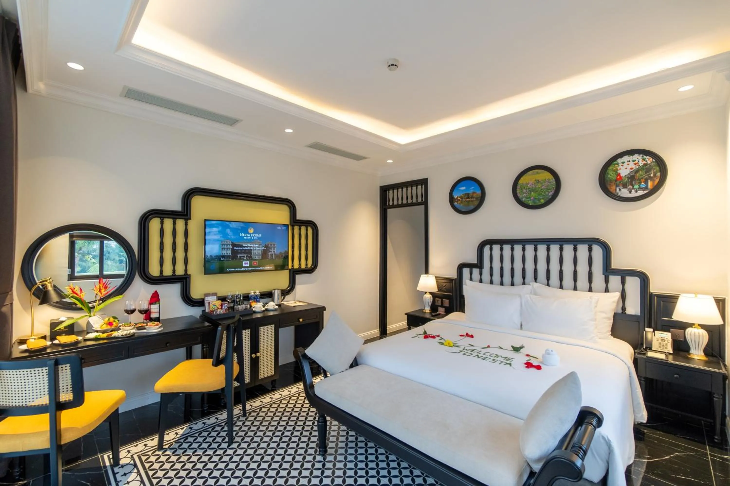 Bedroom, Bed in Nesta Hoian Resort & Spa