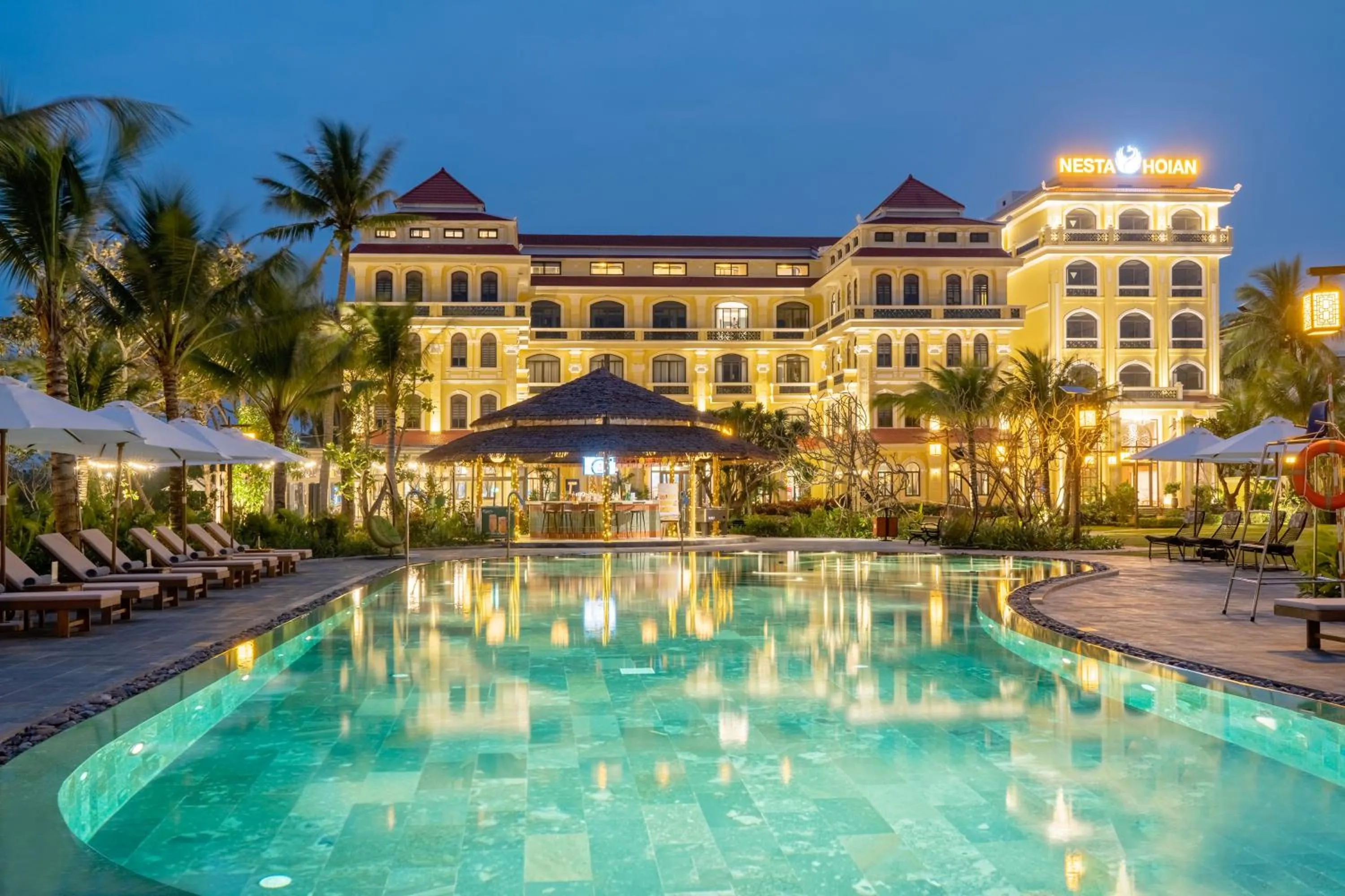 Property building in Nesta Hoian Resort & Spa