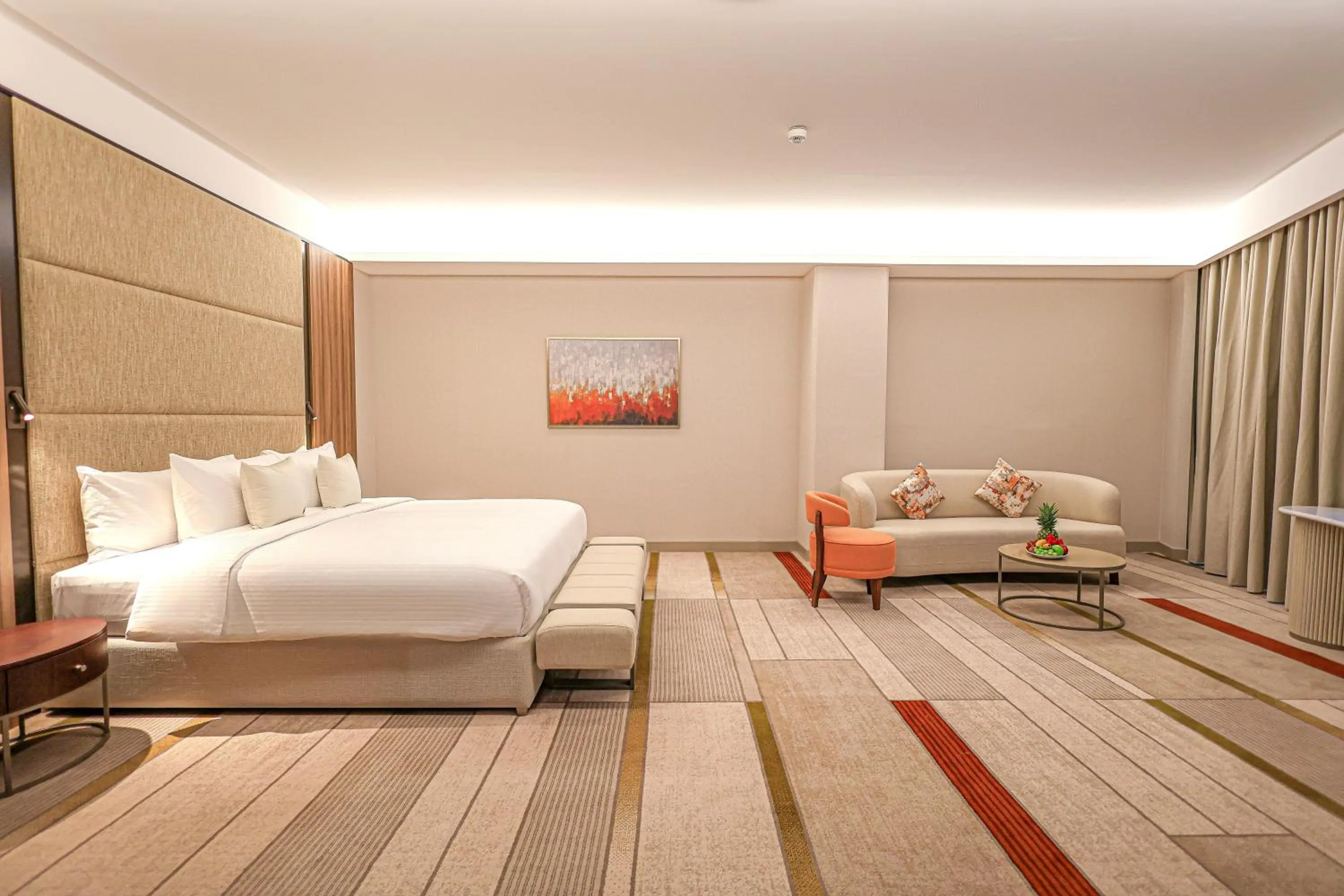 Photo of the whole room, Bed in Swisstouches Hotel Amman