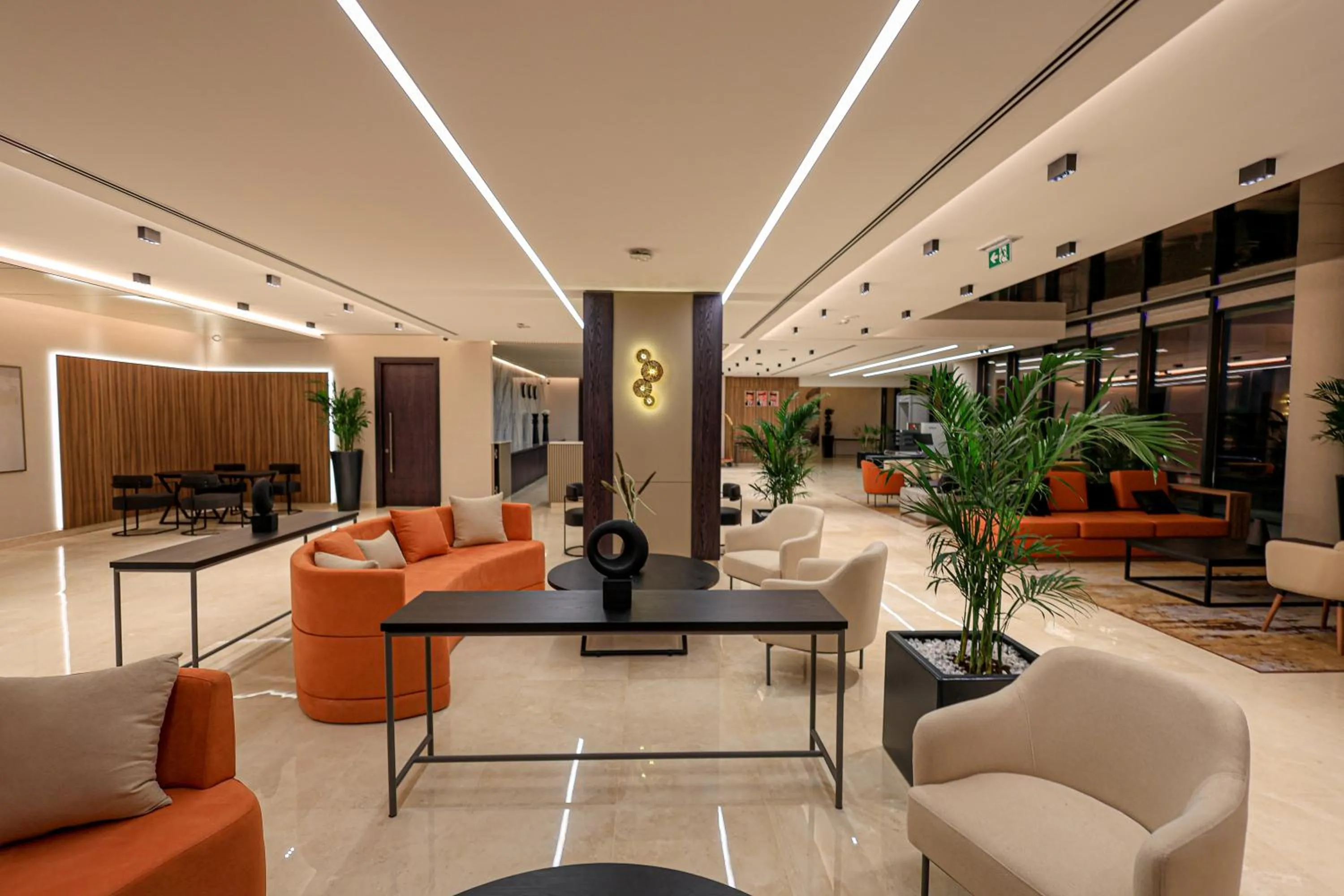 Lobby or reception in Swisstouches Hotel Amman