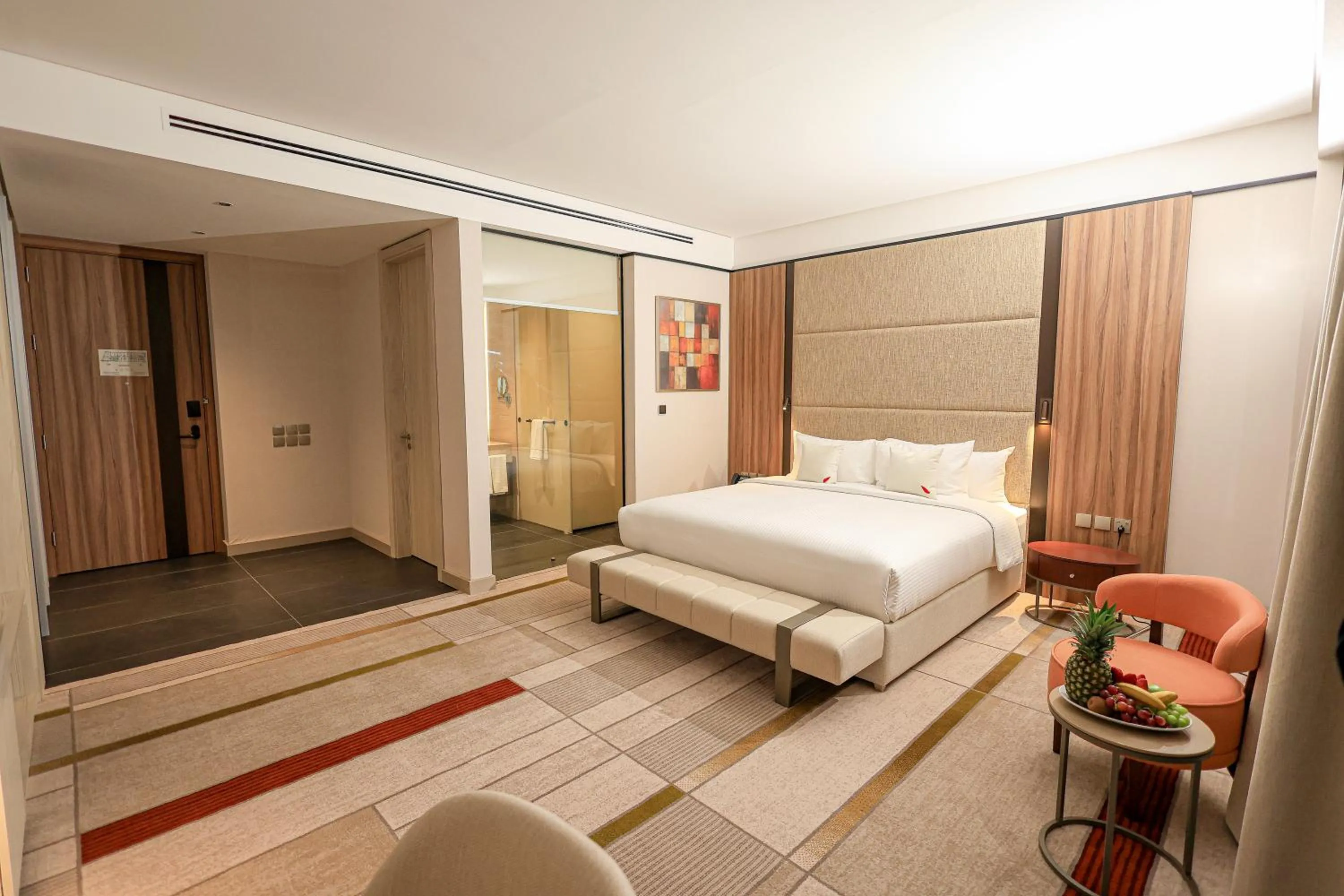 Bed in Swisstouches Hotel Amman