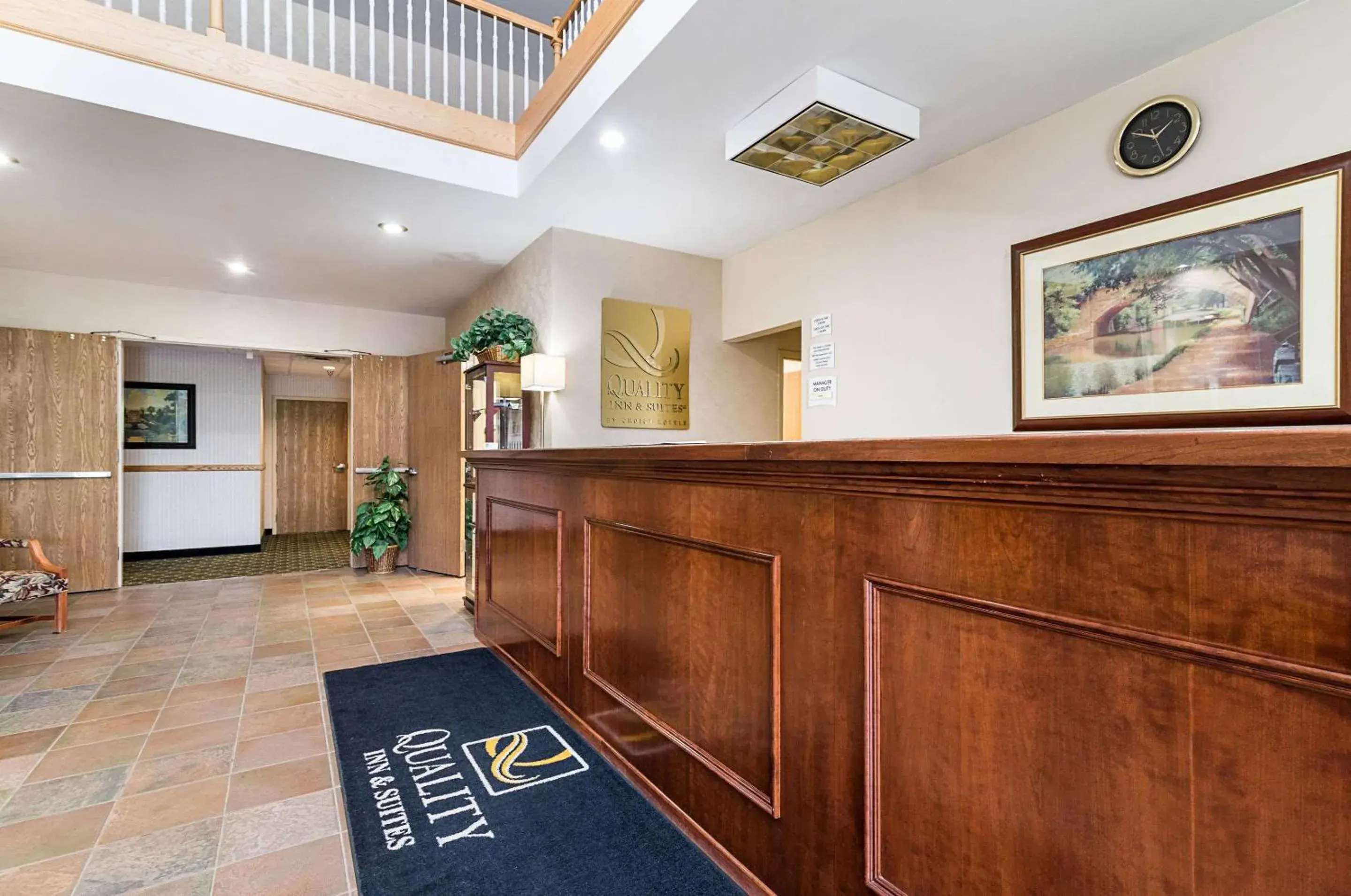Lobby or reception in Quality Inn & Suites Schoharie near Howe Caverns Lobby or reception in Quality Inn & Suites Schoharie near Howe Caverns