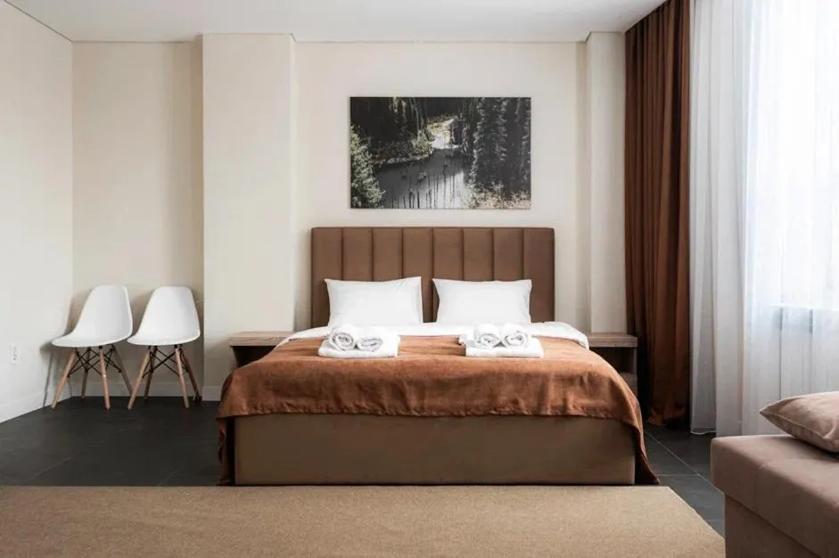 Bed in HIGHVILL Hotel by AG Hotels Group
