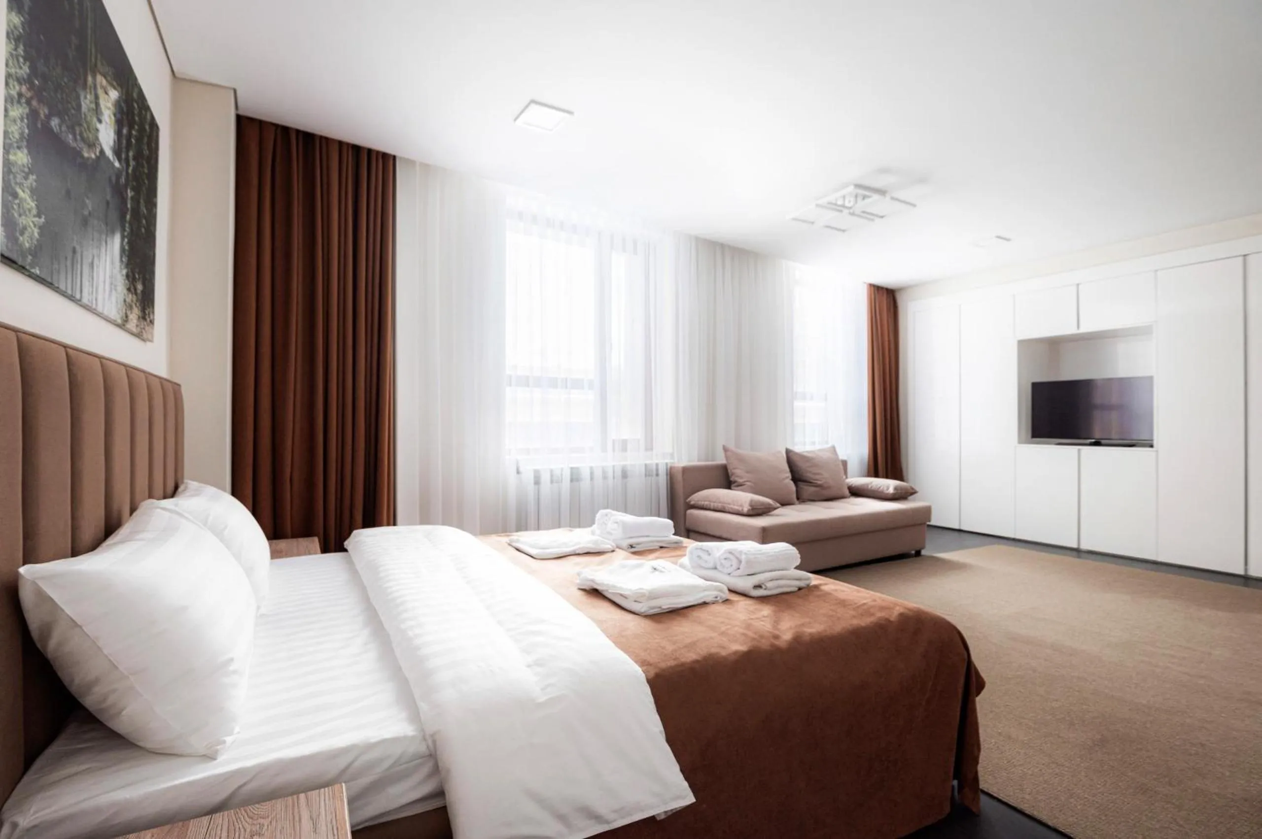 Bed in HIGHVILL Hotel by AG Hotels Group