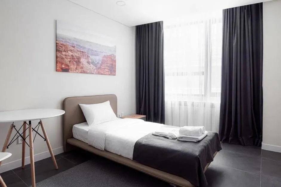 Bed in HIGHVILL Hotel by AG Hotels Group