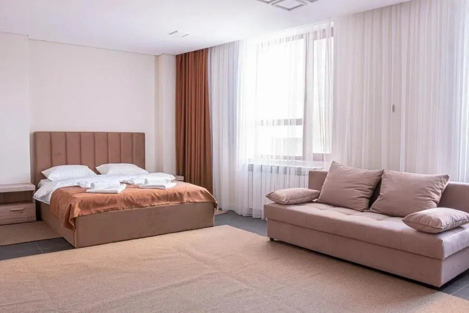 Living room, Bed in HIGHVILL Hotel by AG Hotels Group