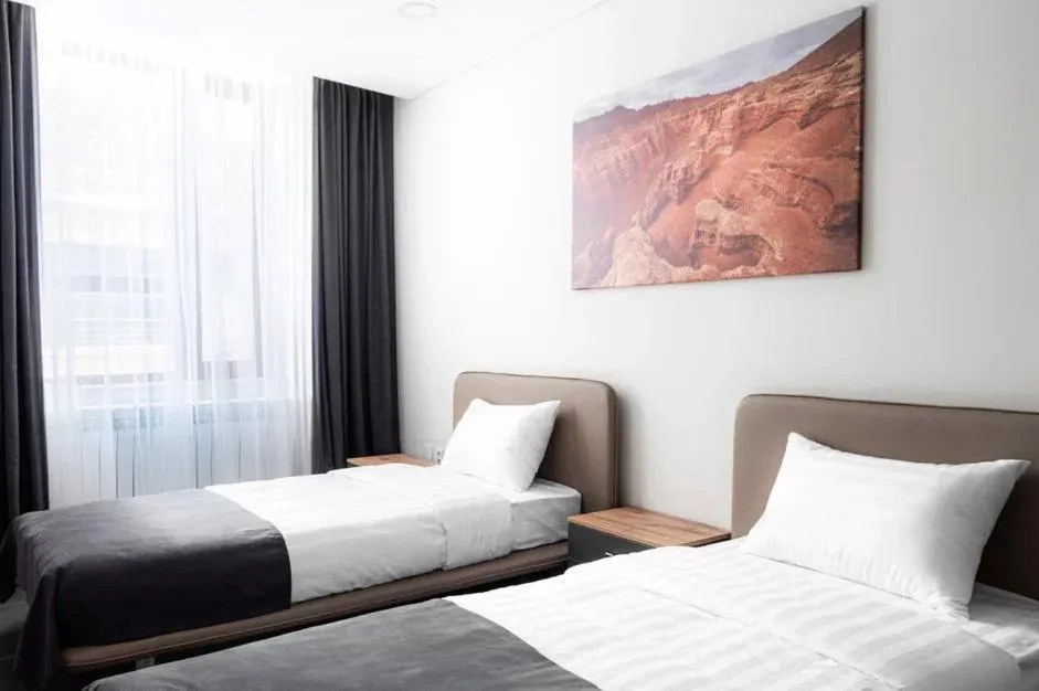 Bed in HIGHVILL Hotel by AG Hotels Group