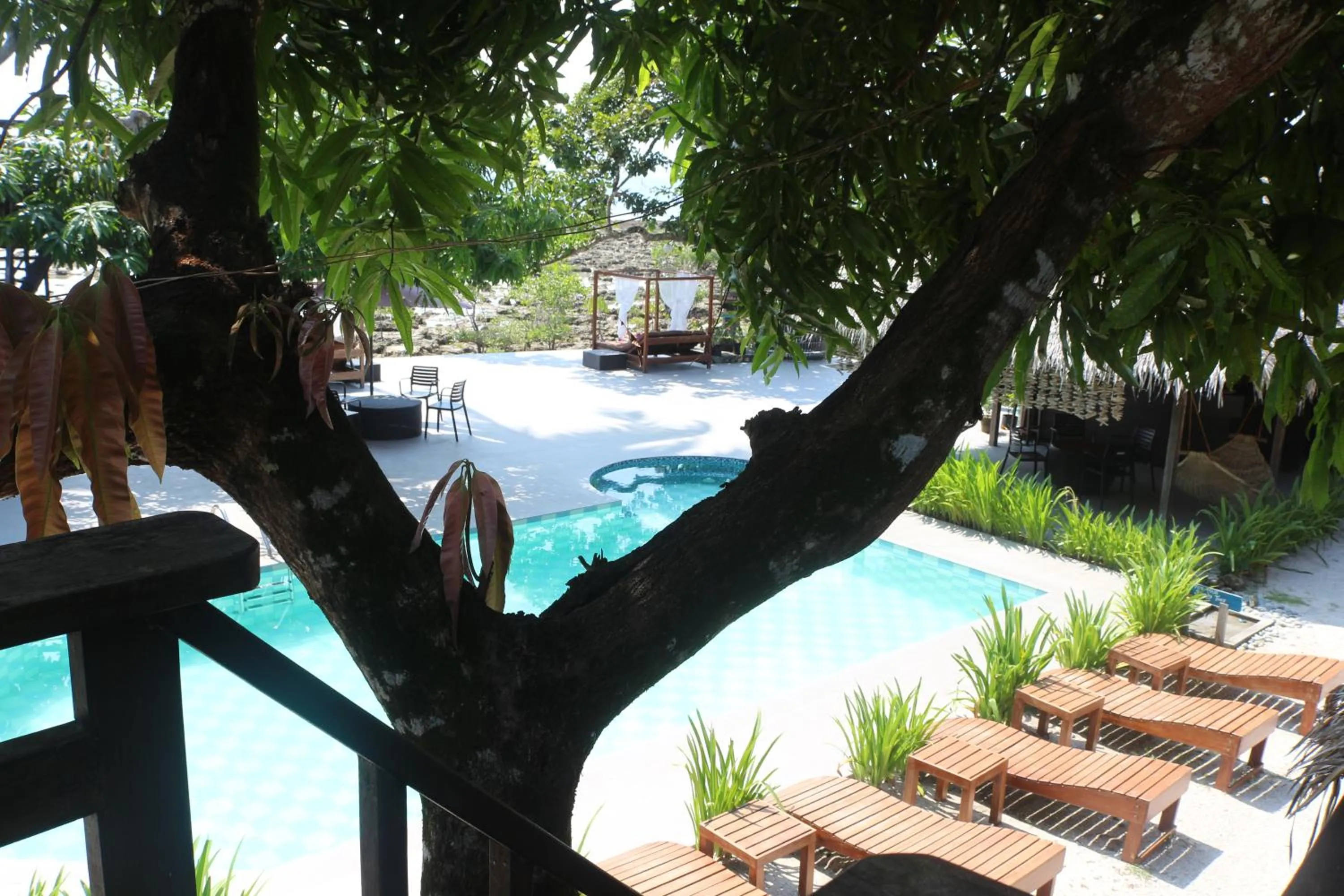 Pool view in Seasta Beach Resort