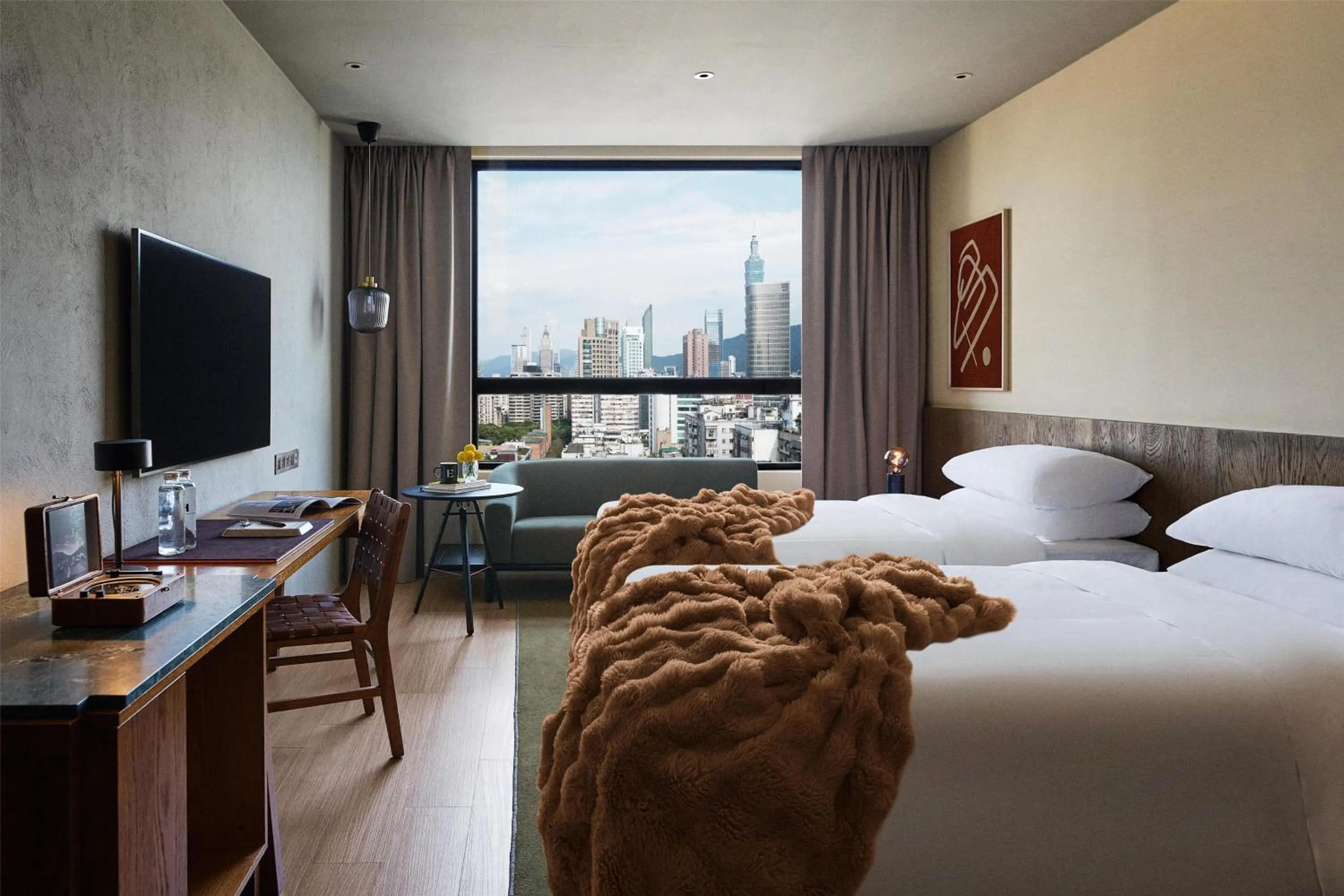 Bedroom, Bed in HYATT - EPISODE Daan Taipei, jdv by Hyatt