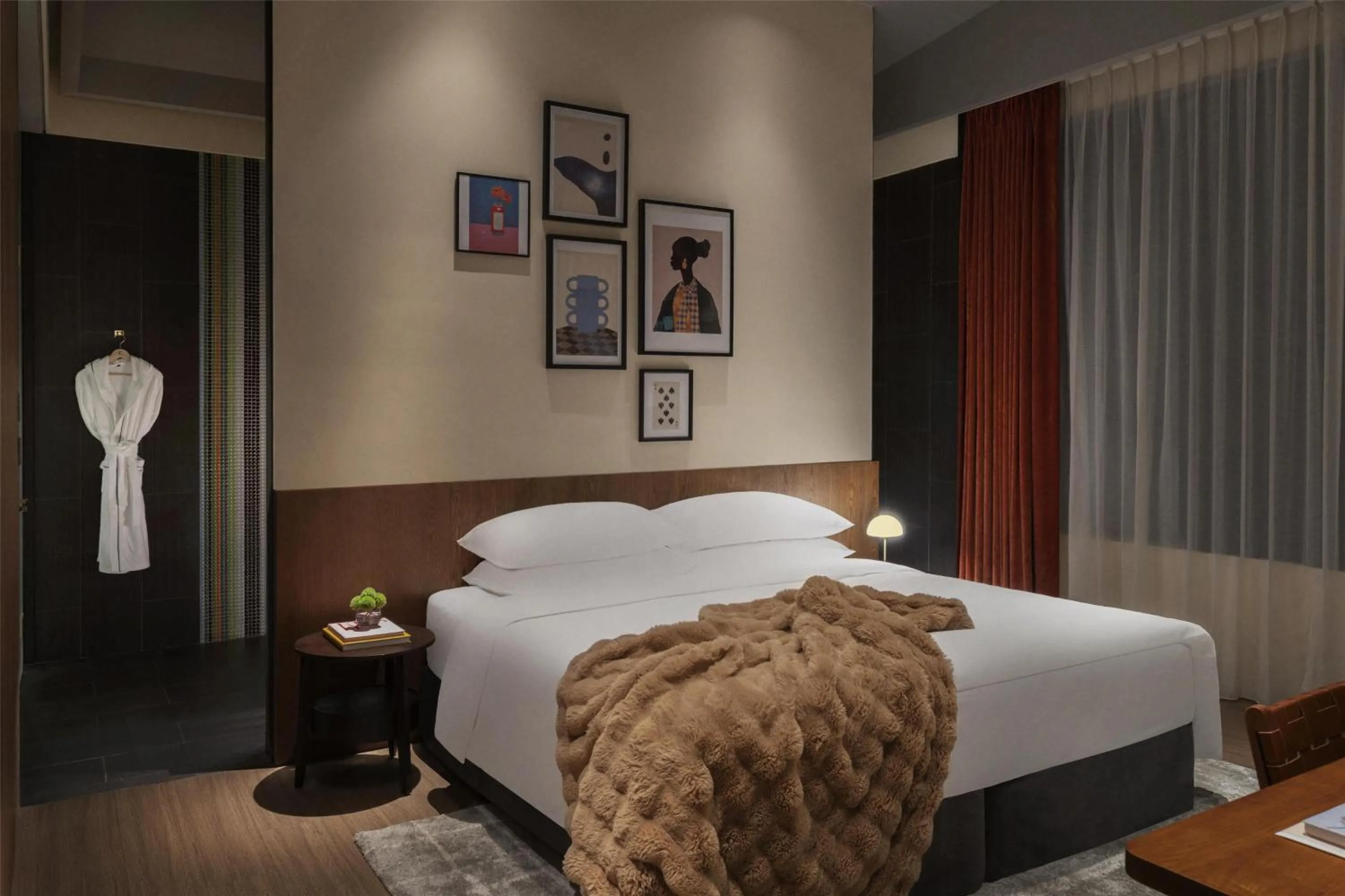 Bedroom, Bed in HYATT - EPISODE Daan Taipei, jdv by Hyatt