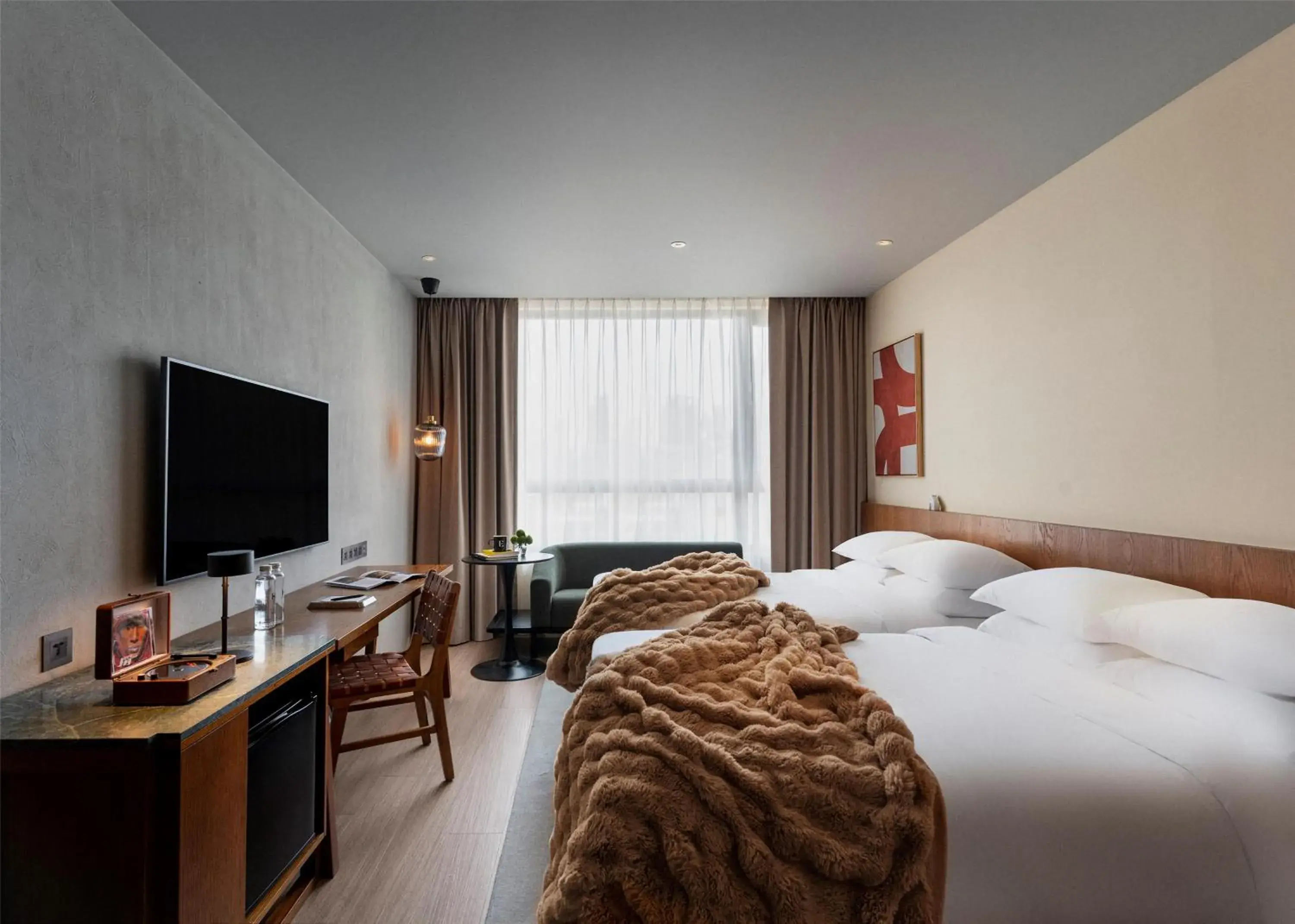Bedroom, Bed in HYATT - EPISODE Daan Taipei, jdv by Hyatt Bedroom, Bed in HYATT - EPISODE Daan Taipei, jdv by Hyatt