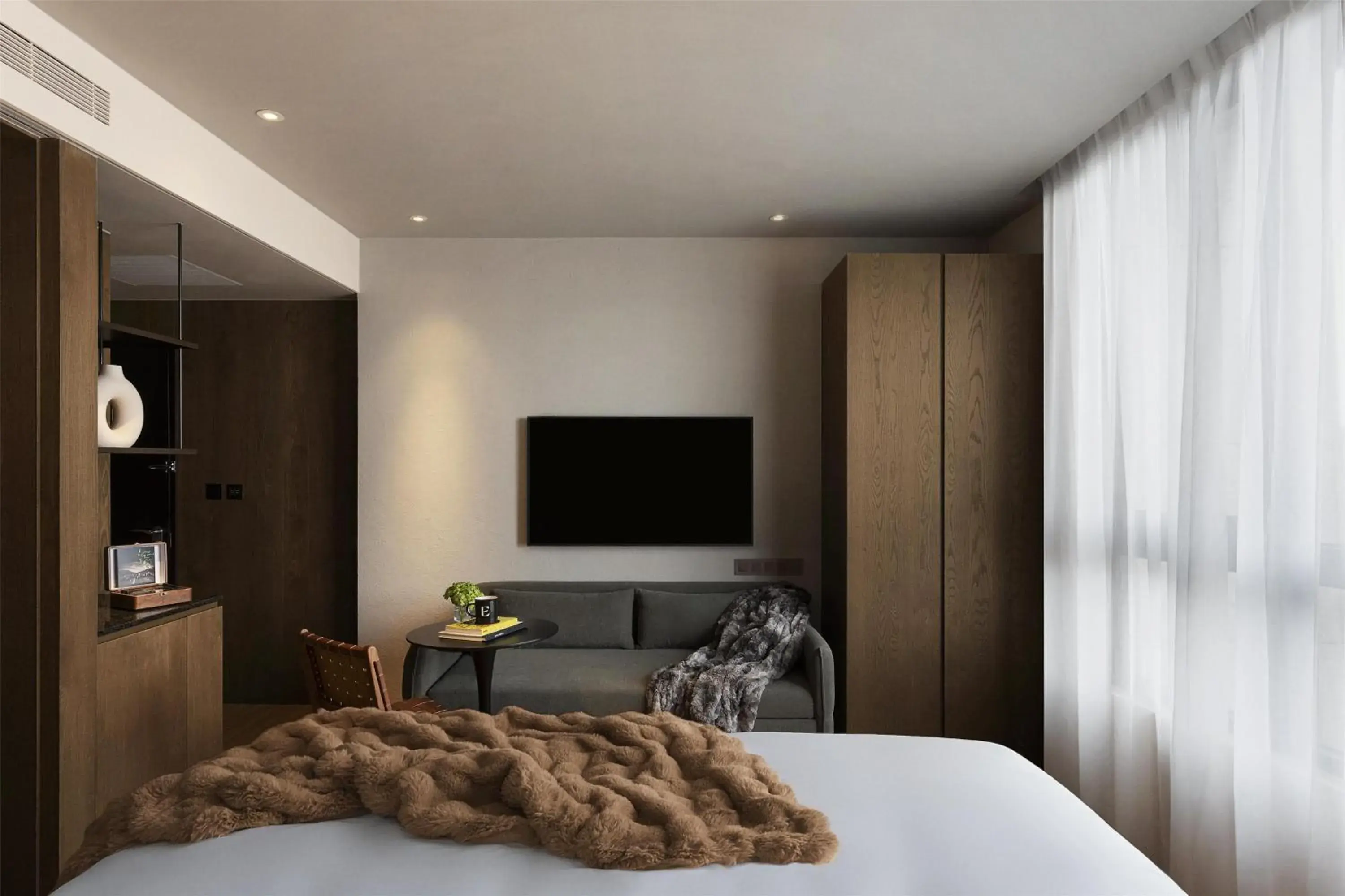 Bedroom, Bed in HYATT - EPISODE Daan Taipei, jdv by Hyatt Bedroom, Bed in HYATT - EPISODE Daan Taipei, jdv by Hyatt
