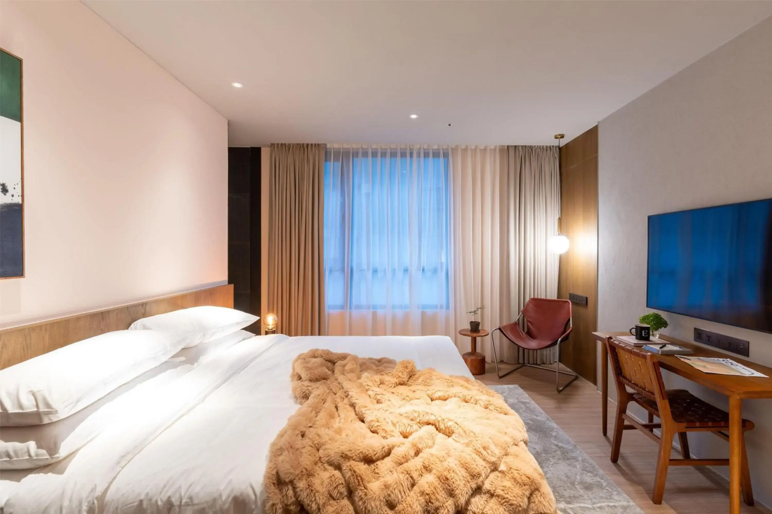 Photo of the whole room, Bed in HYATT - EPISODE Daan Taipei, jdv by Hyatt Photo of the whole room, Bed in HYATT - EPISODE Daan Taipei, jdv by Hyatt