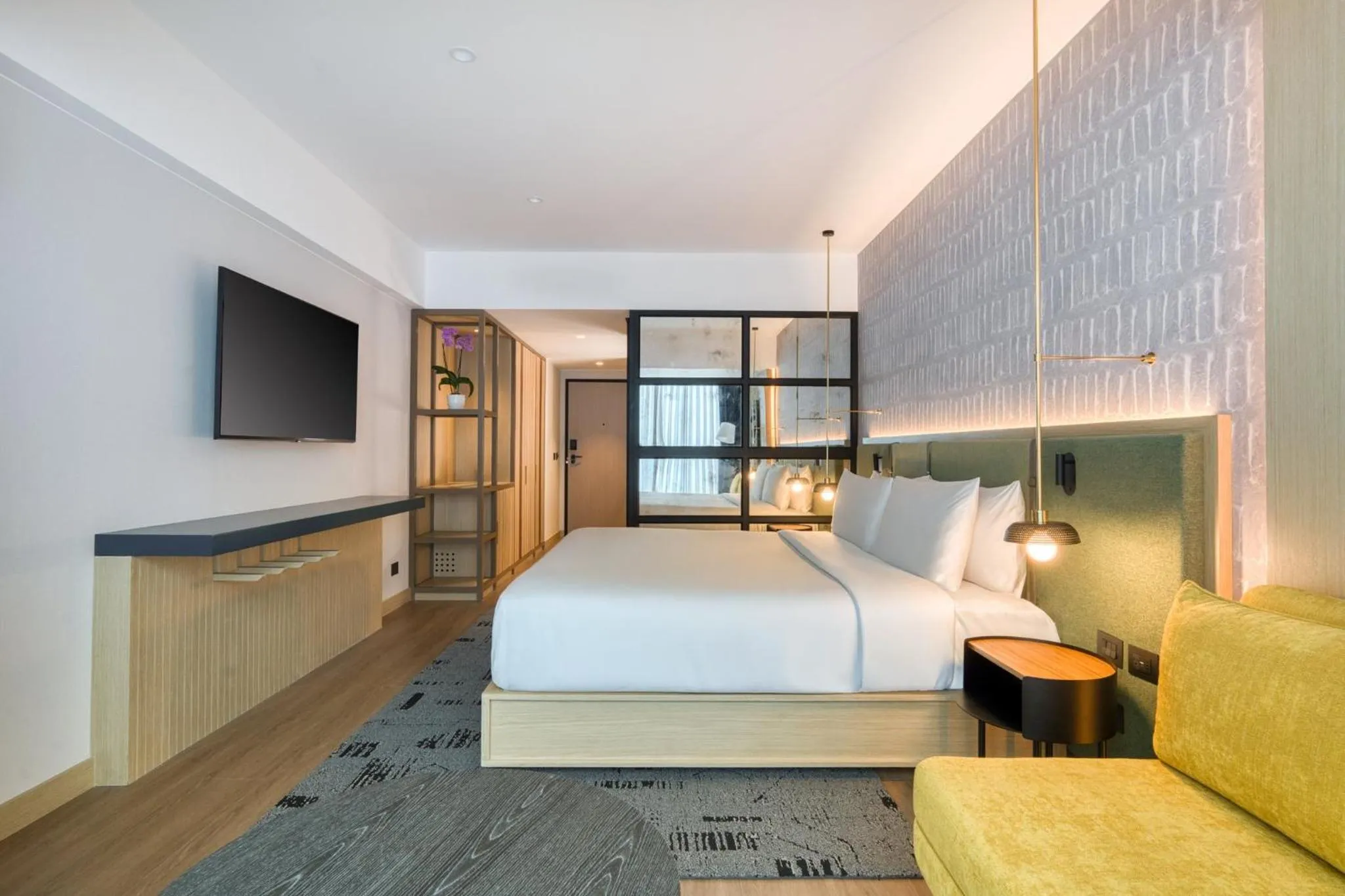 Photo of the whole room, Bed in Hotel Indigo Lima Miraflores by IHG