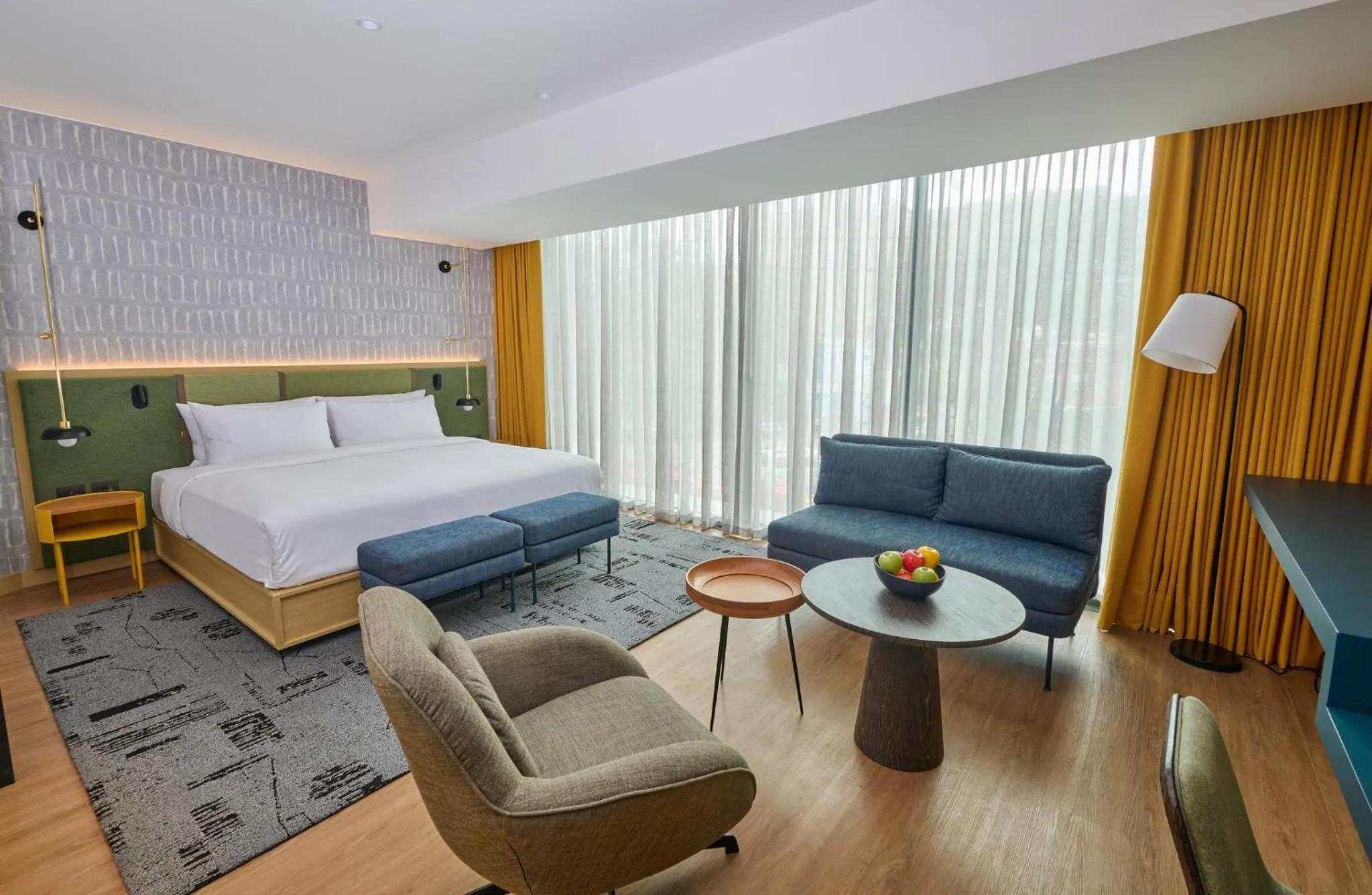 Photo of the whole room, Bed in Hotel Indigo Lima Miraflores by IHG