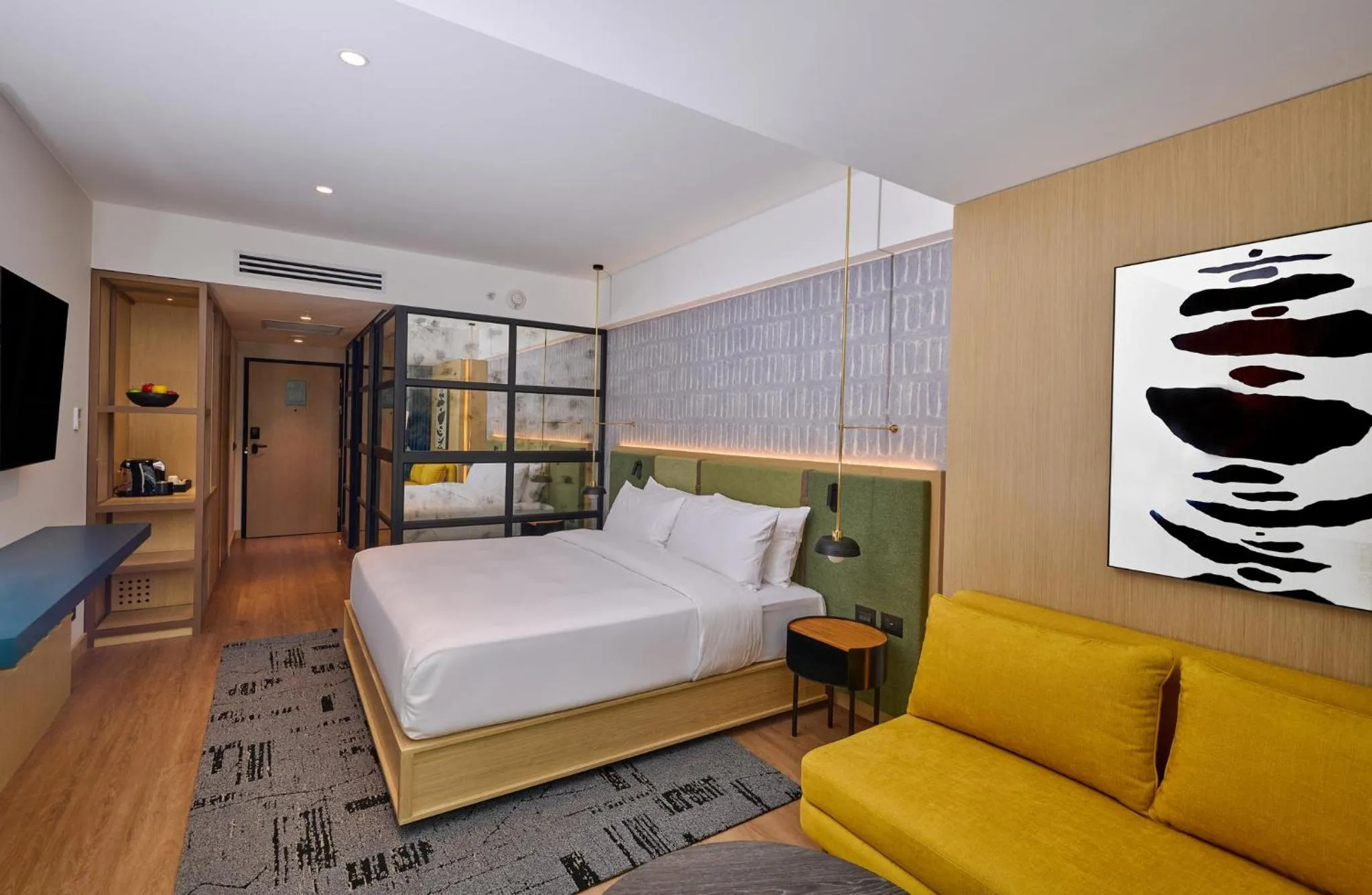 Photo of the whole room, Bed in Hotel Indigo Lima Miraflores by IHG