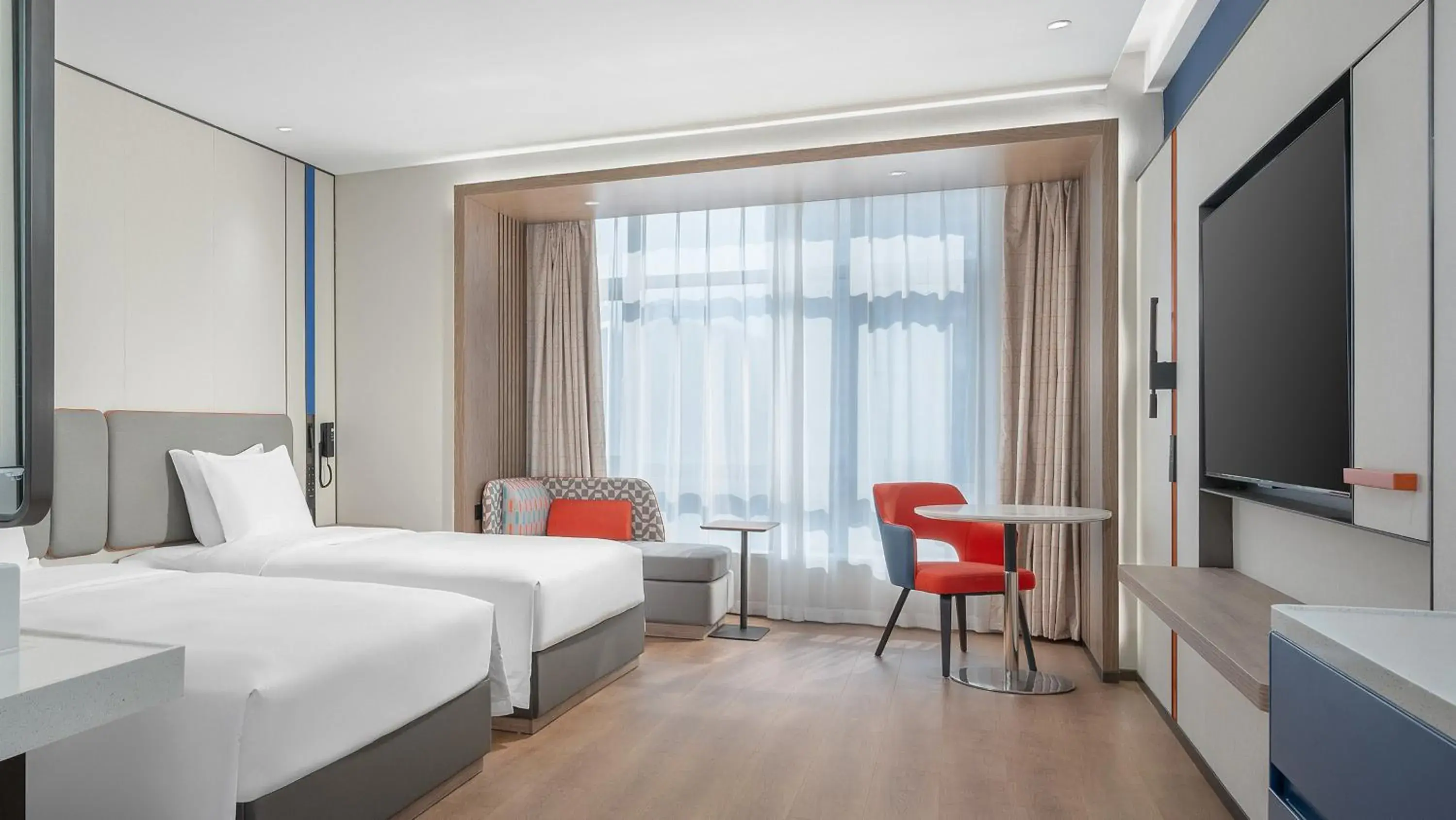 Standard Twin Room with Extra Floor Space in Holiday Inn Express Chenzhou Suxian by IHG Standard Twin Room with Extra Floor Space in Holiday Inn Express Chenzhou Suxian by IHG