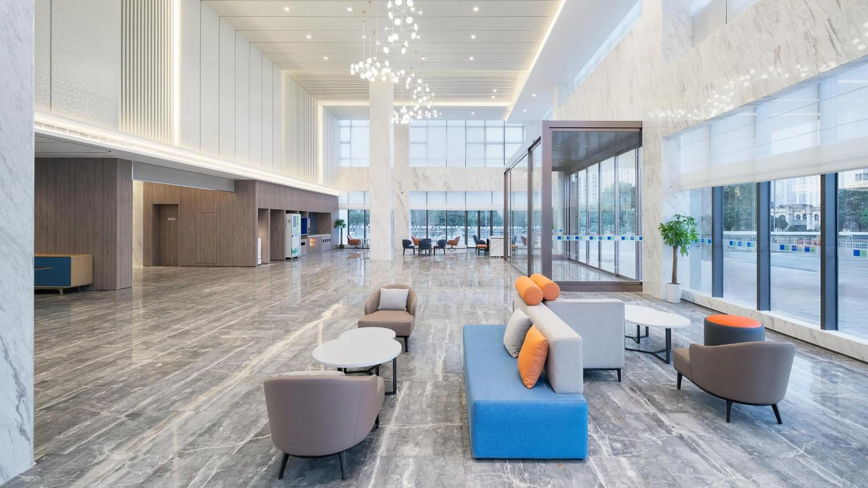 Lobby or reception in Holiday Inn Express Chenzhou Suxian by IHG