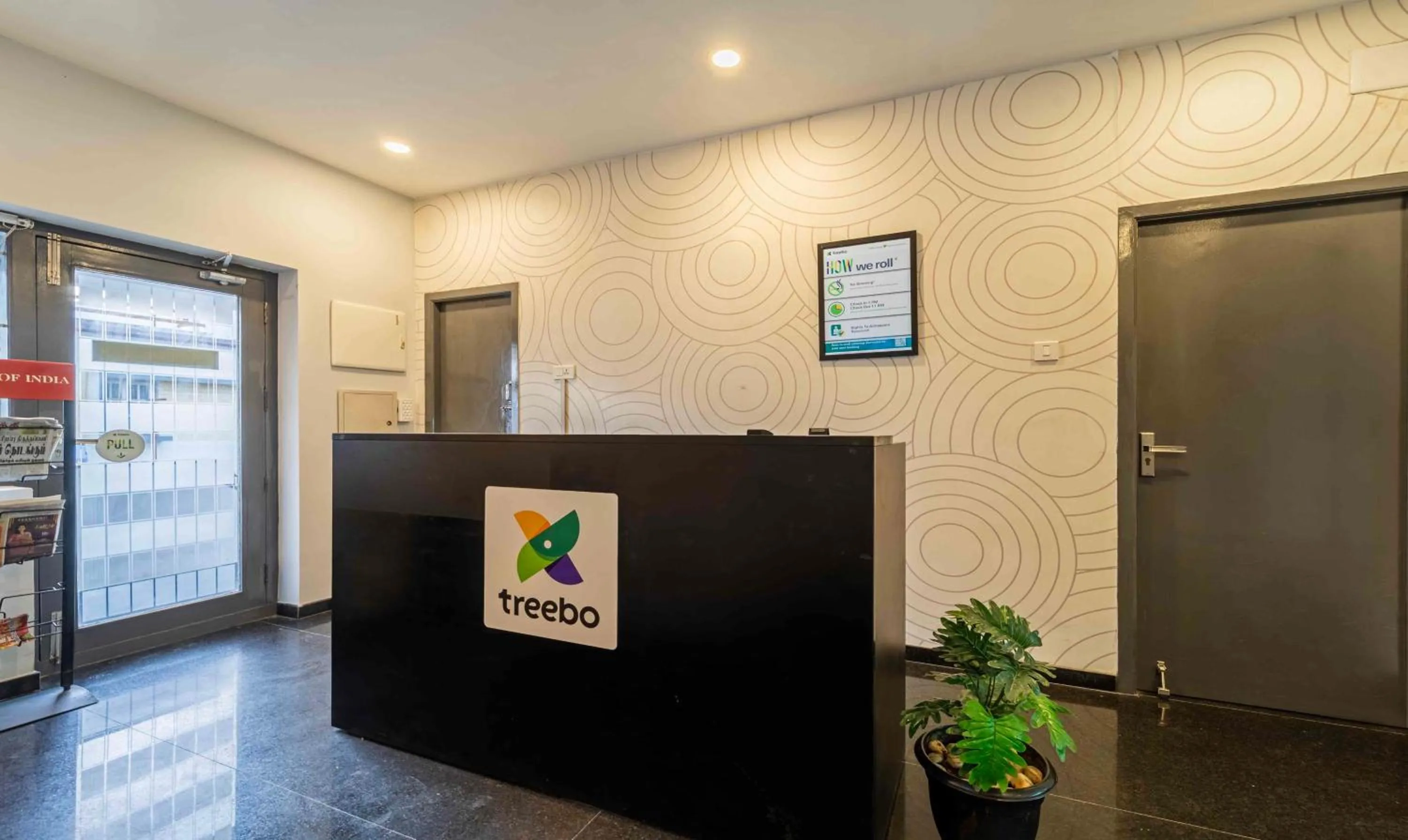 Lobby or reception in Treebo Skyry Residency
