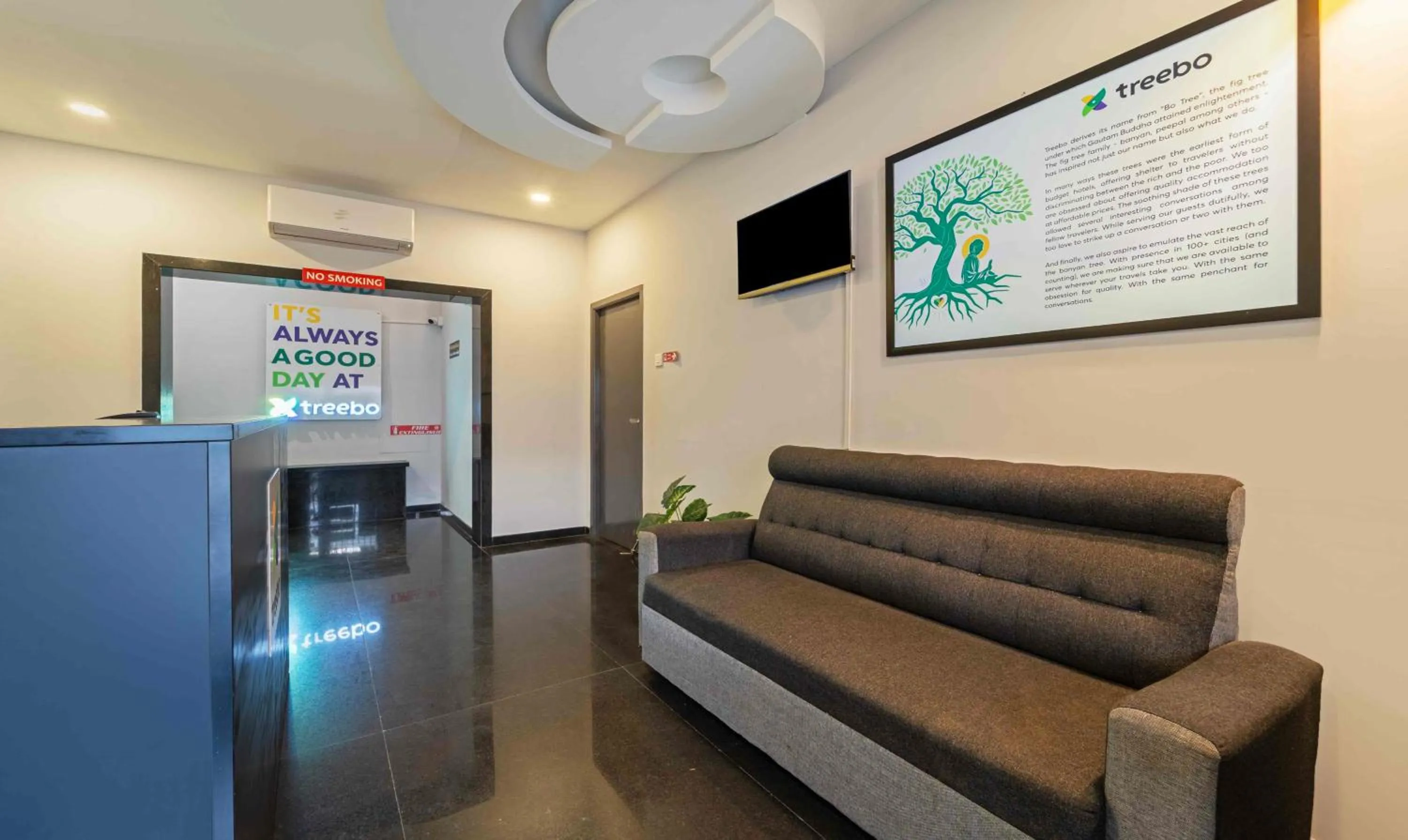 Dining area in Treebo Skyry Residency