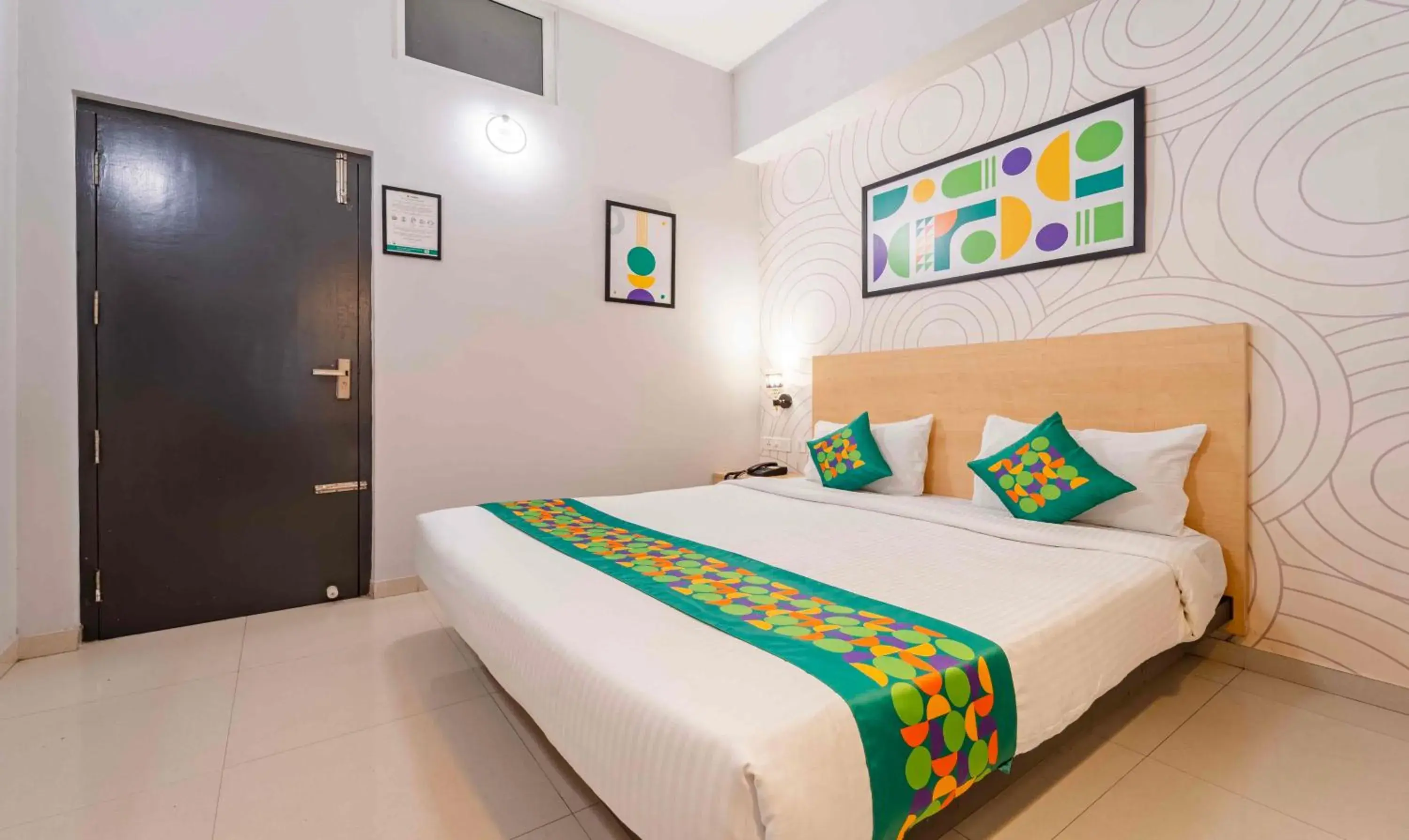 Bedroom, Bed in Treebo Skyry Residency Bedroom, Bed in Treebo Skyry Residency