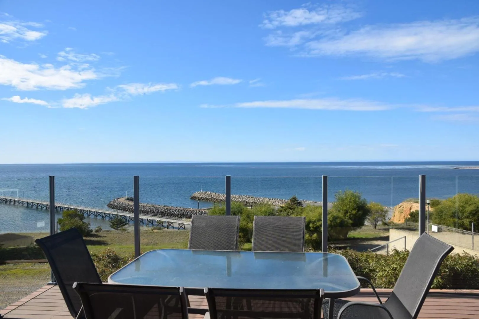 Patio in Stansbury Holiday Motel