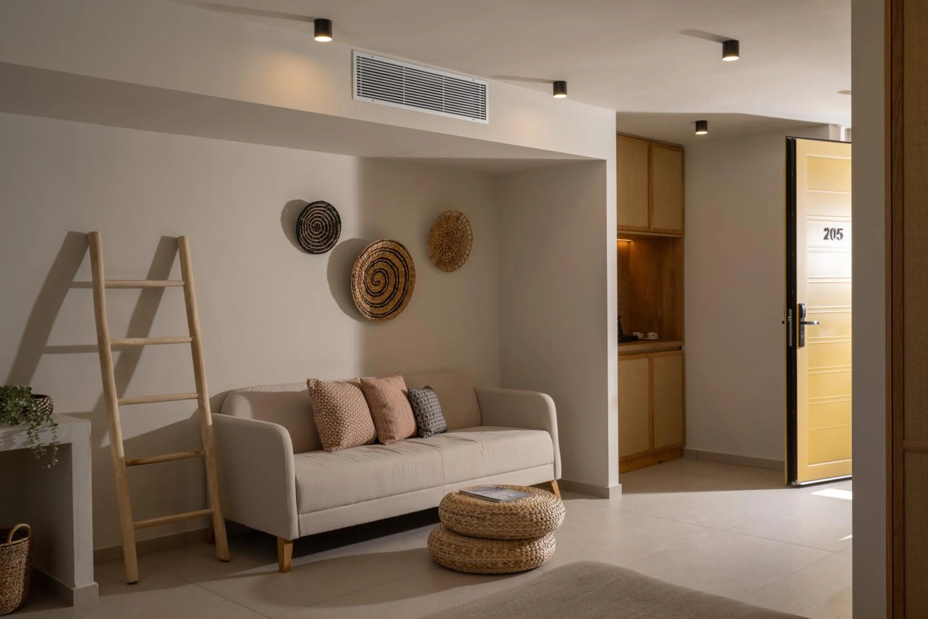 Bed in Portiani Suites