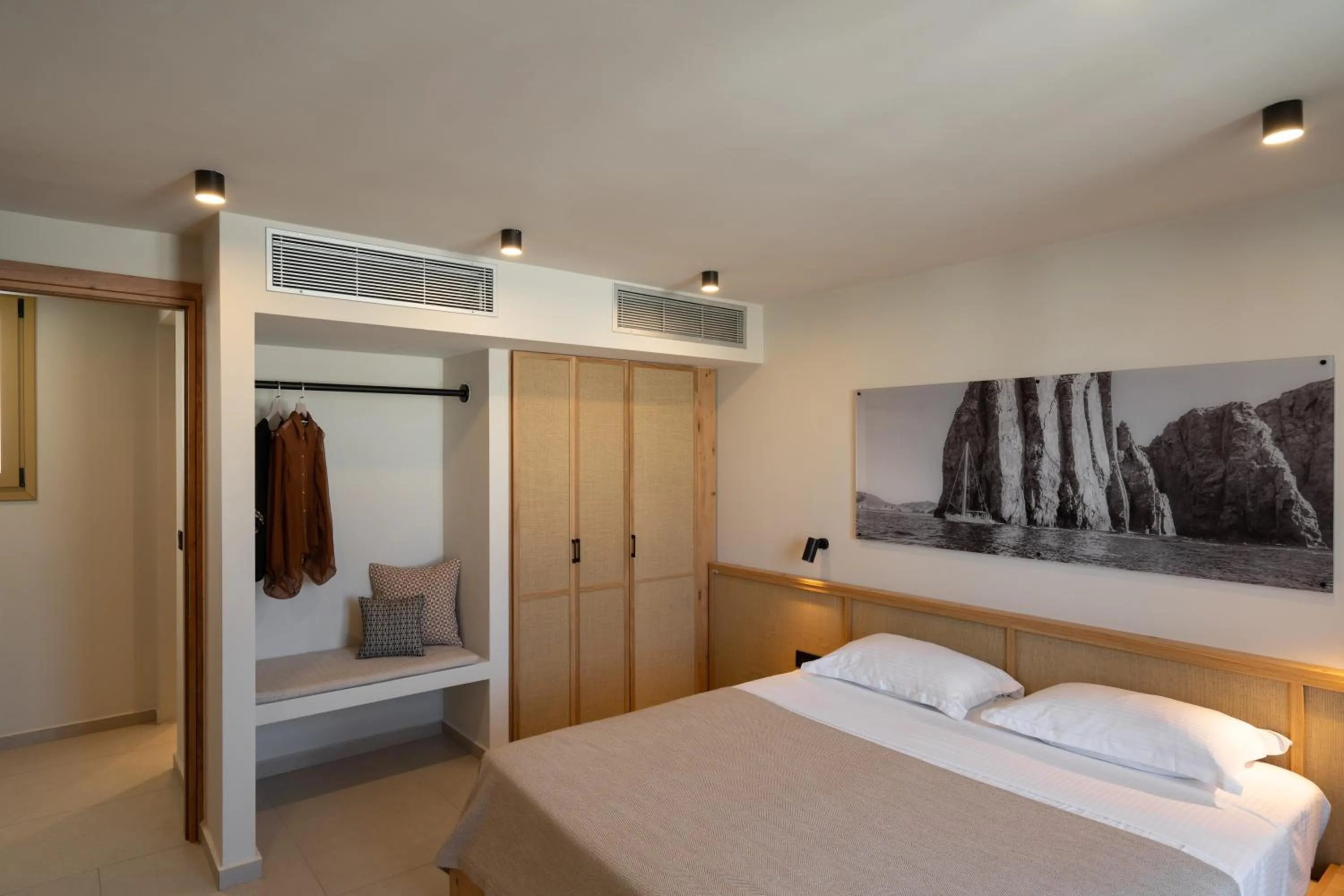 Bed in Portiani Suites