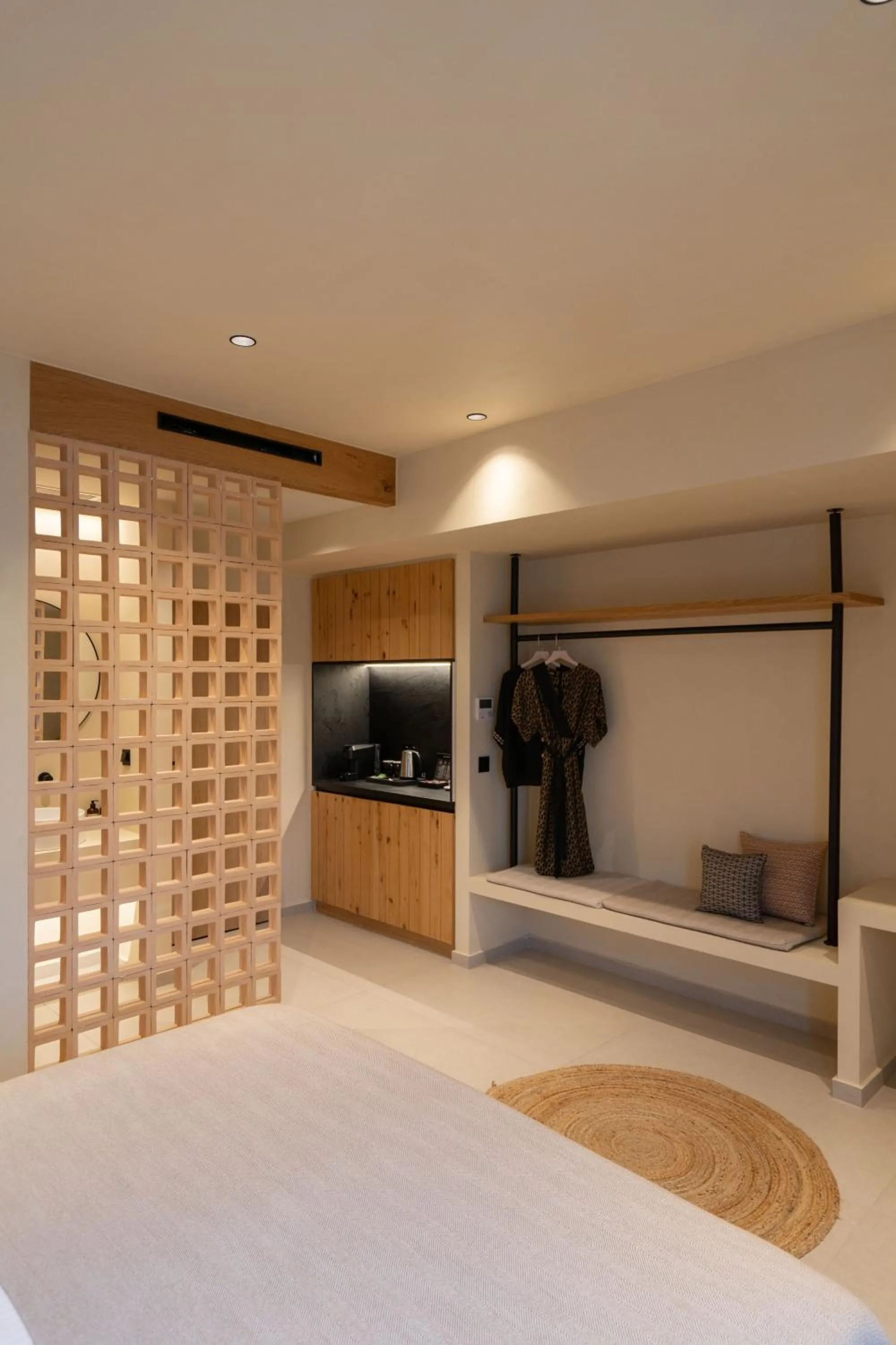 Bed in Portiani Suites