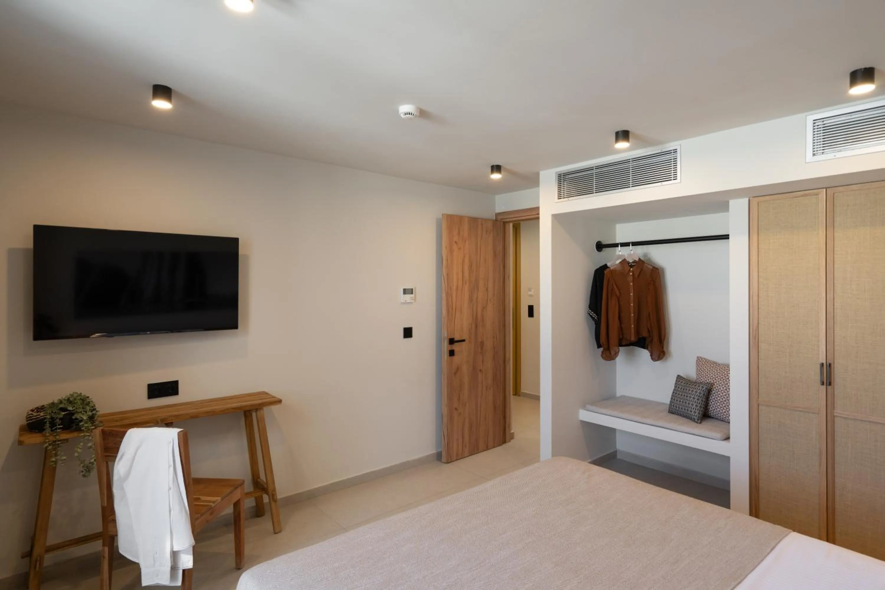 Bed in Portiani Suites