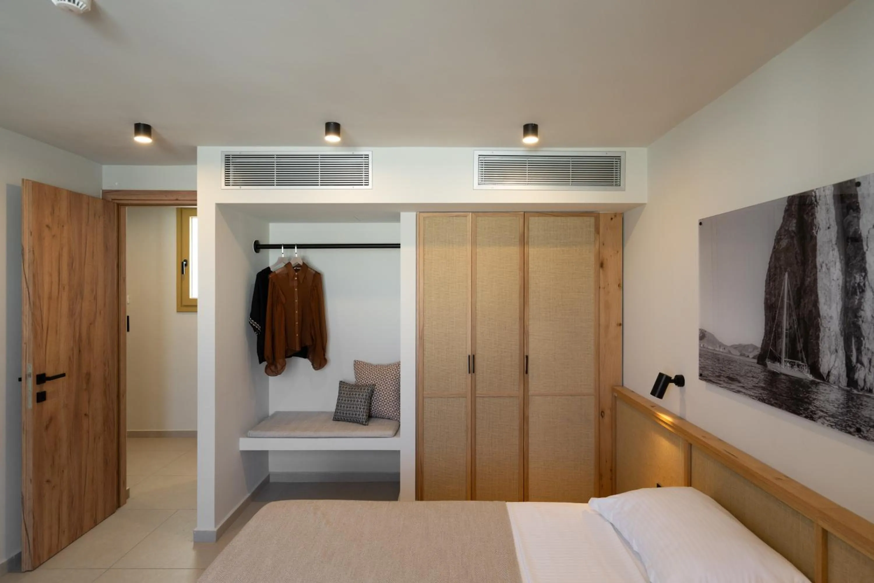 Bed in Portiani Suites