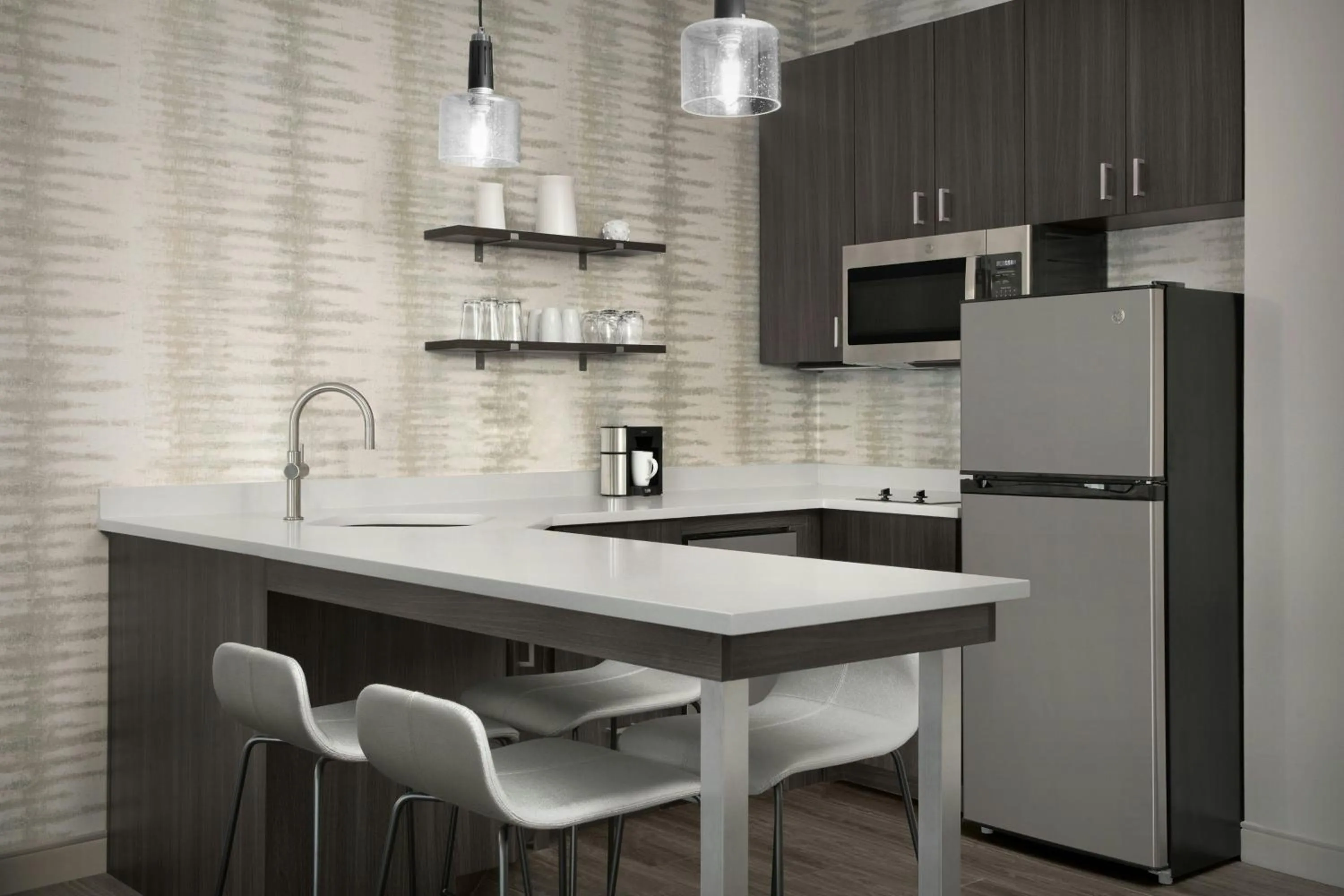 Kitchen or kitchenette in Residence Inn by Marriott San Antonio SeaWorld /Westover Hills