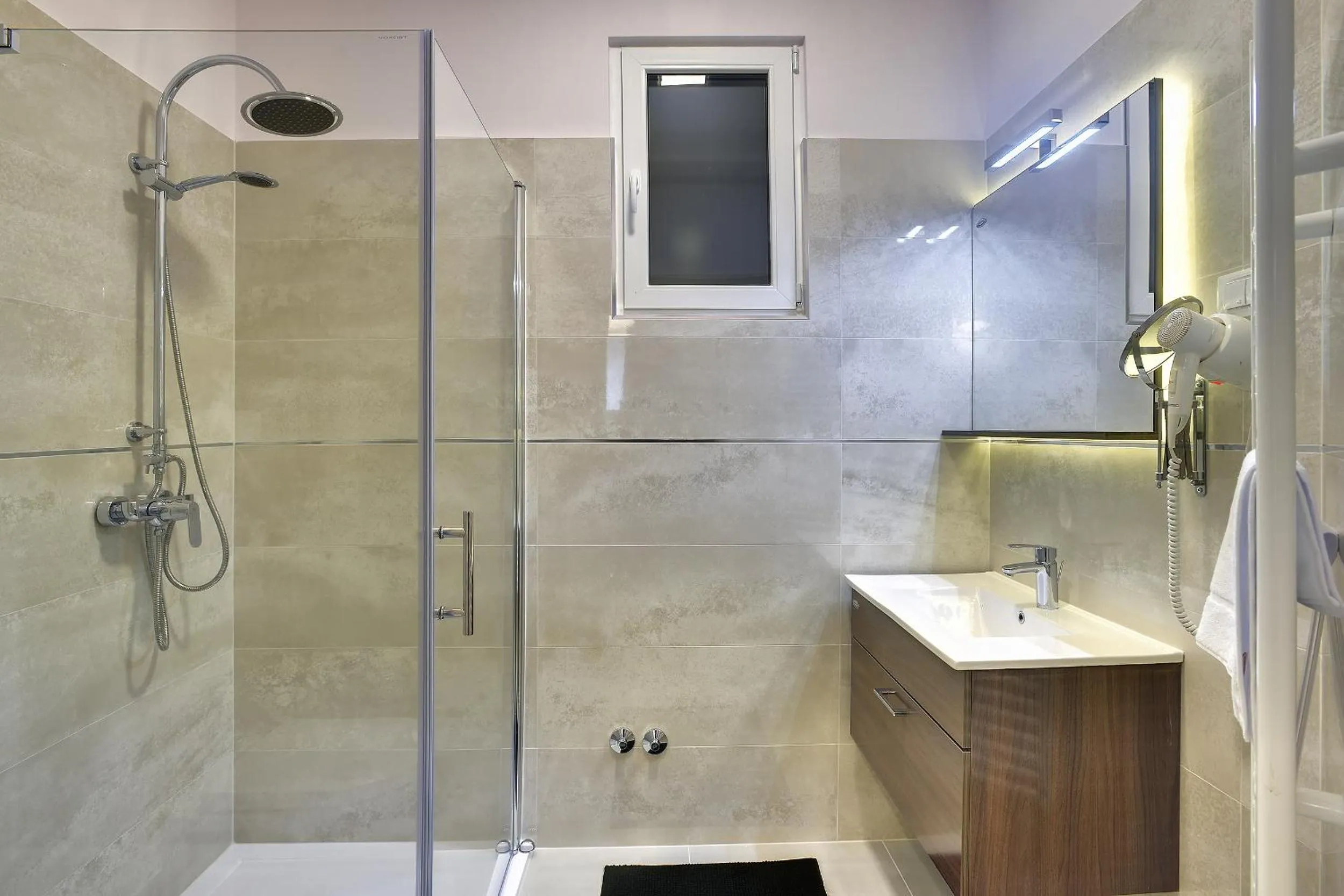 Bathroom in D&A Center Apartments with FREE Parking