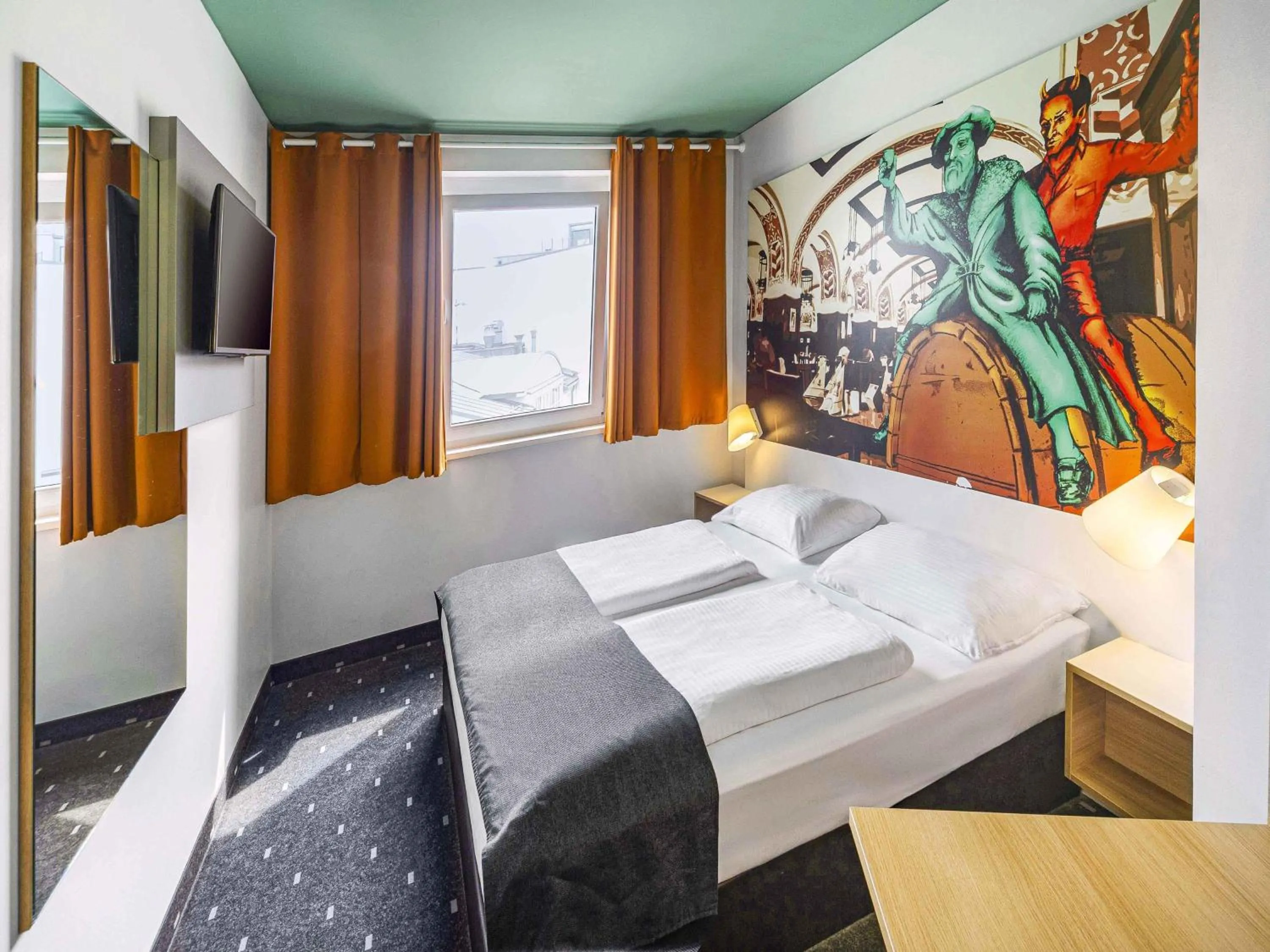 Photo of the whole room, Bed in B&B Hotel Leipzig-City