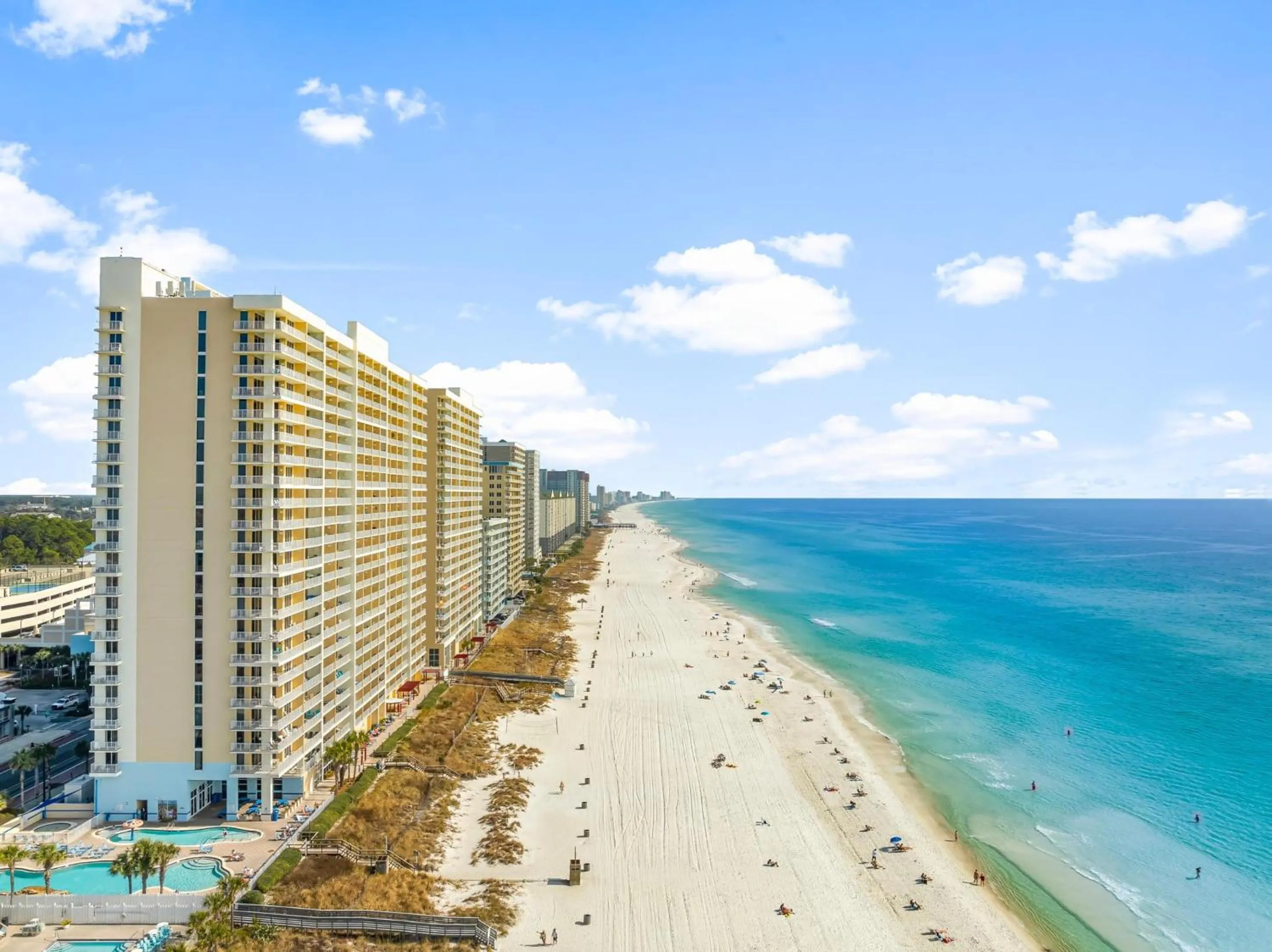 Property building in Majestic Beach Resort Tower I by Panhandle Getaways