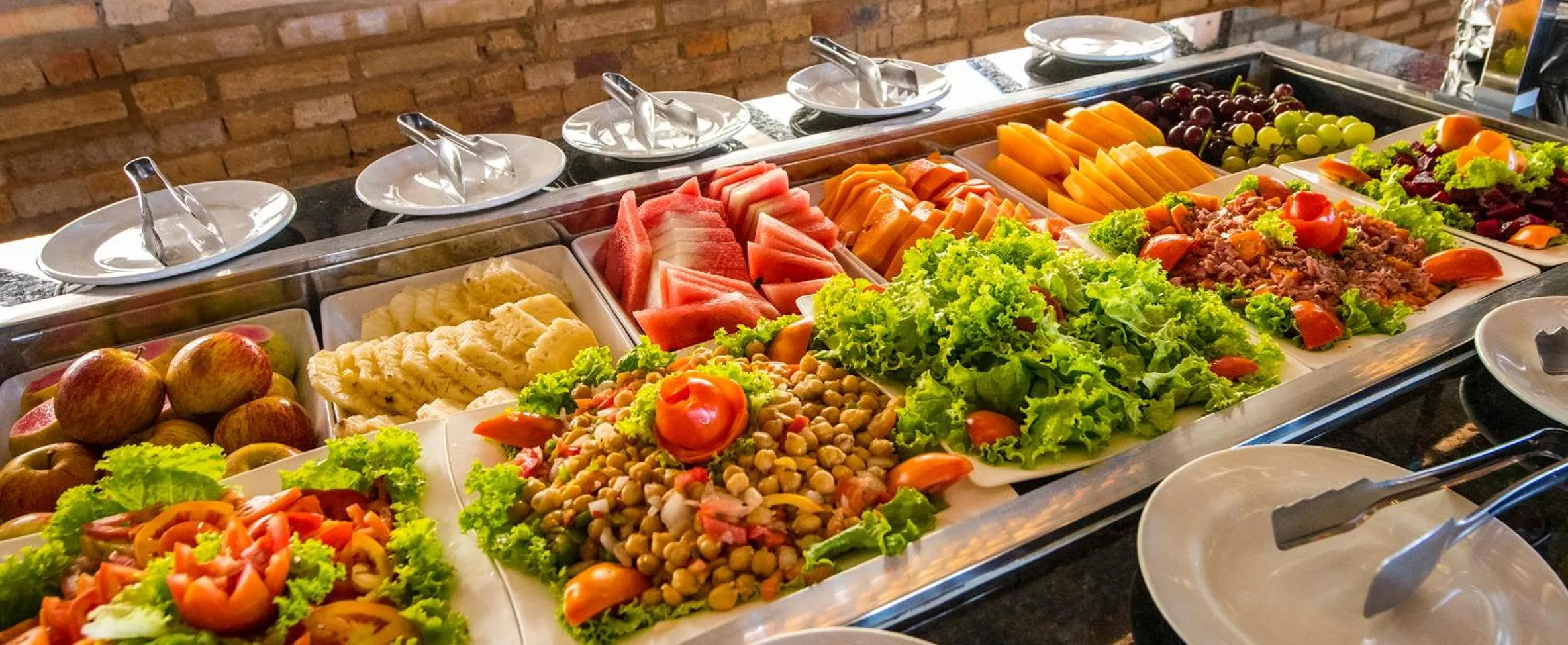 Buffet breakfast in Coliseum Beach Hotel All Inclusive