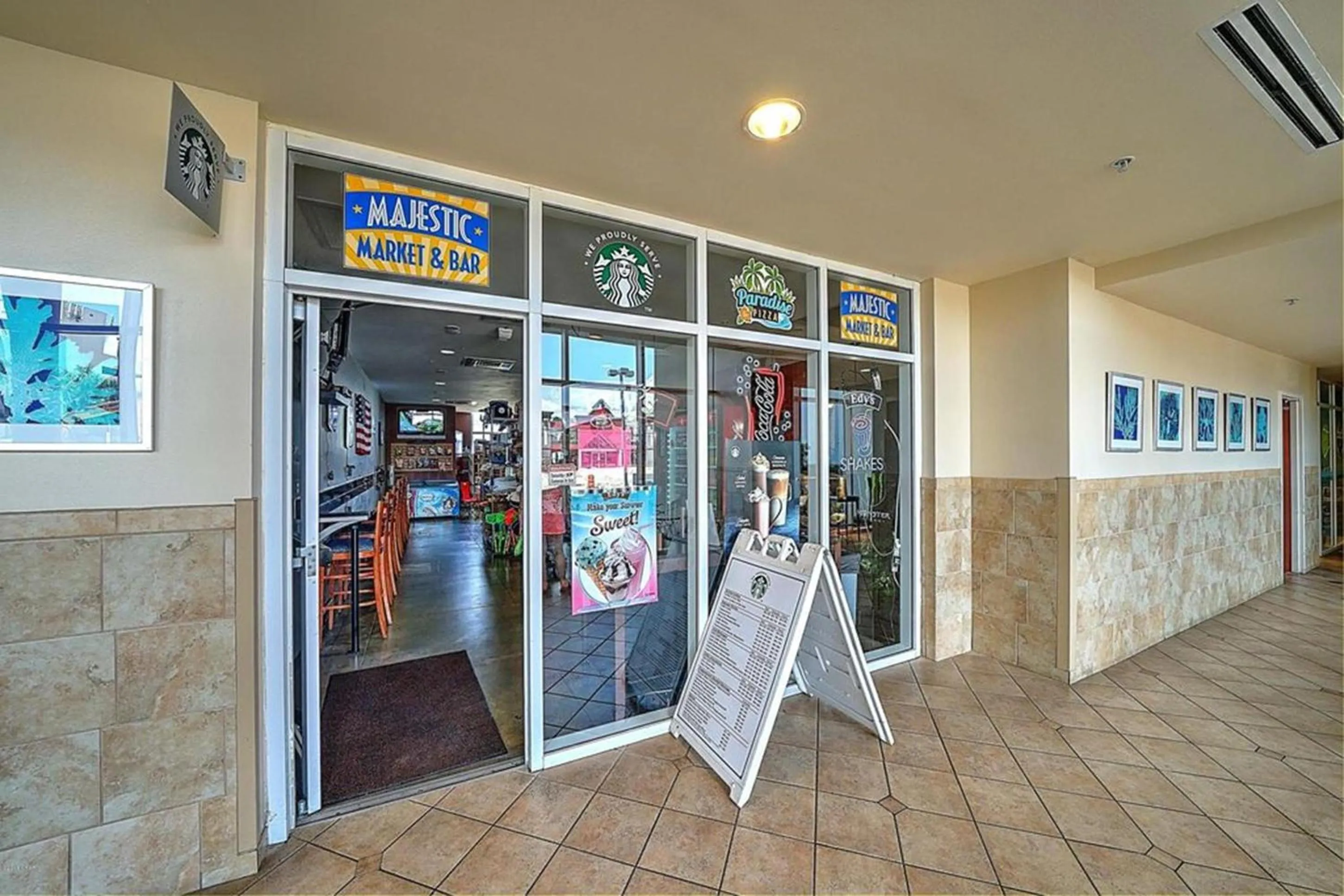 Restaurant/places to eat in Majestic Beach Resort Tower 2 by Panhandle Getaways