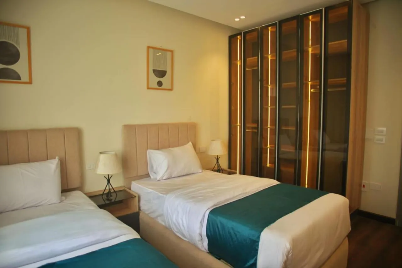 Bed in Settle Inn Cairo Festival City Villa