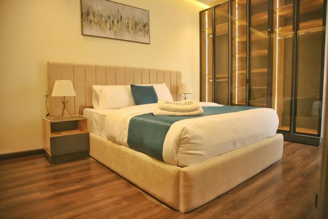 Bed in Settle Inn Cairo Festival City Villa