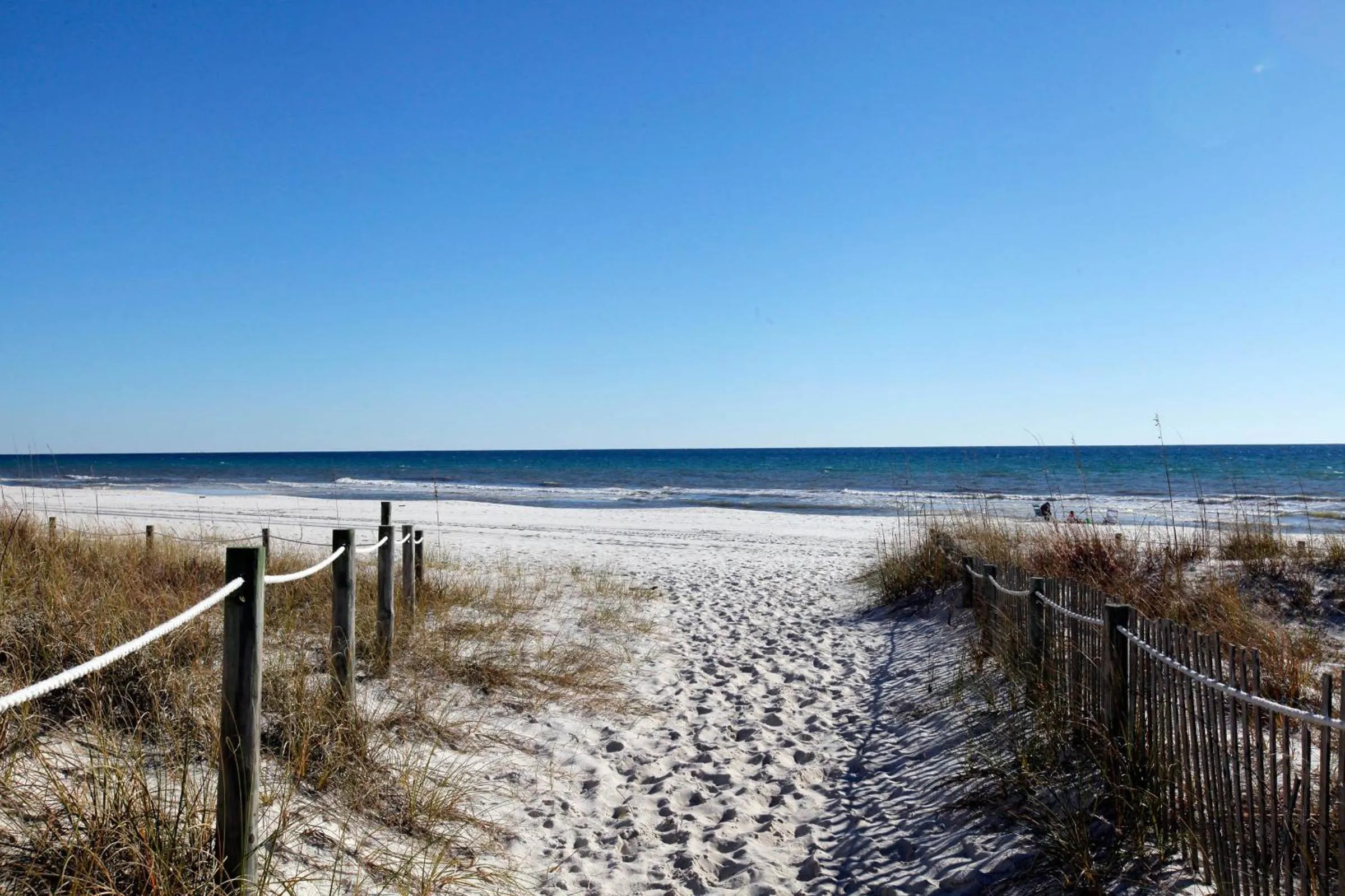 Beach in Portside Resort by Panhandle Getaways