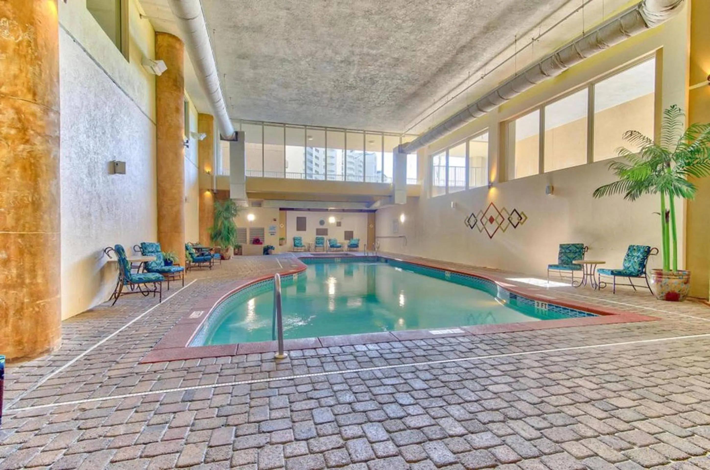 Seating area in Shores of Panama by Panhandle Getaways