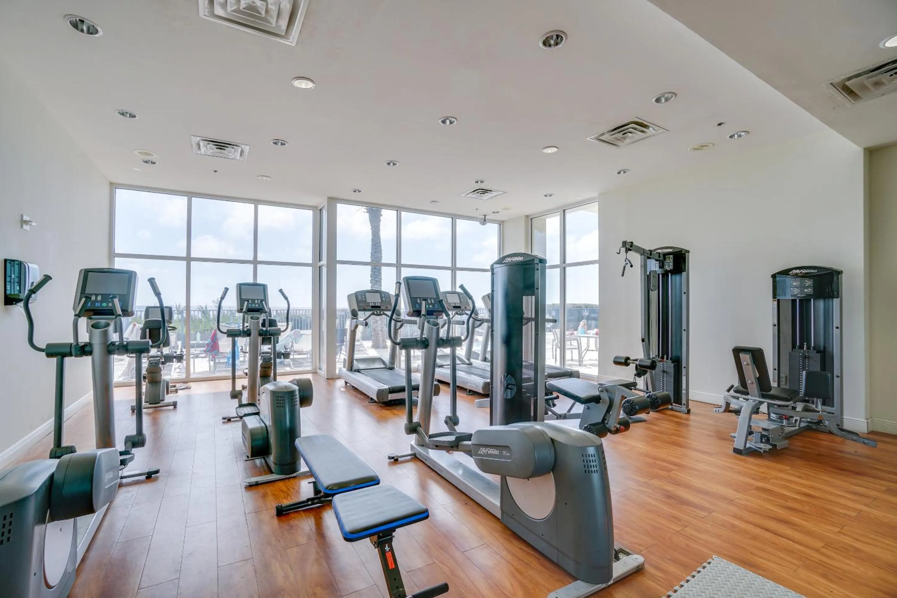 Fitness centre/facilities in Sterling Breeze by Panhandle Getaways