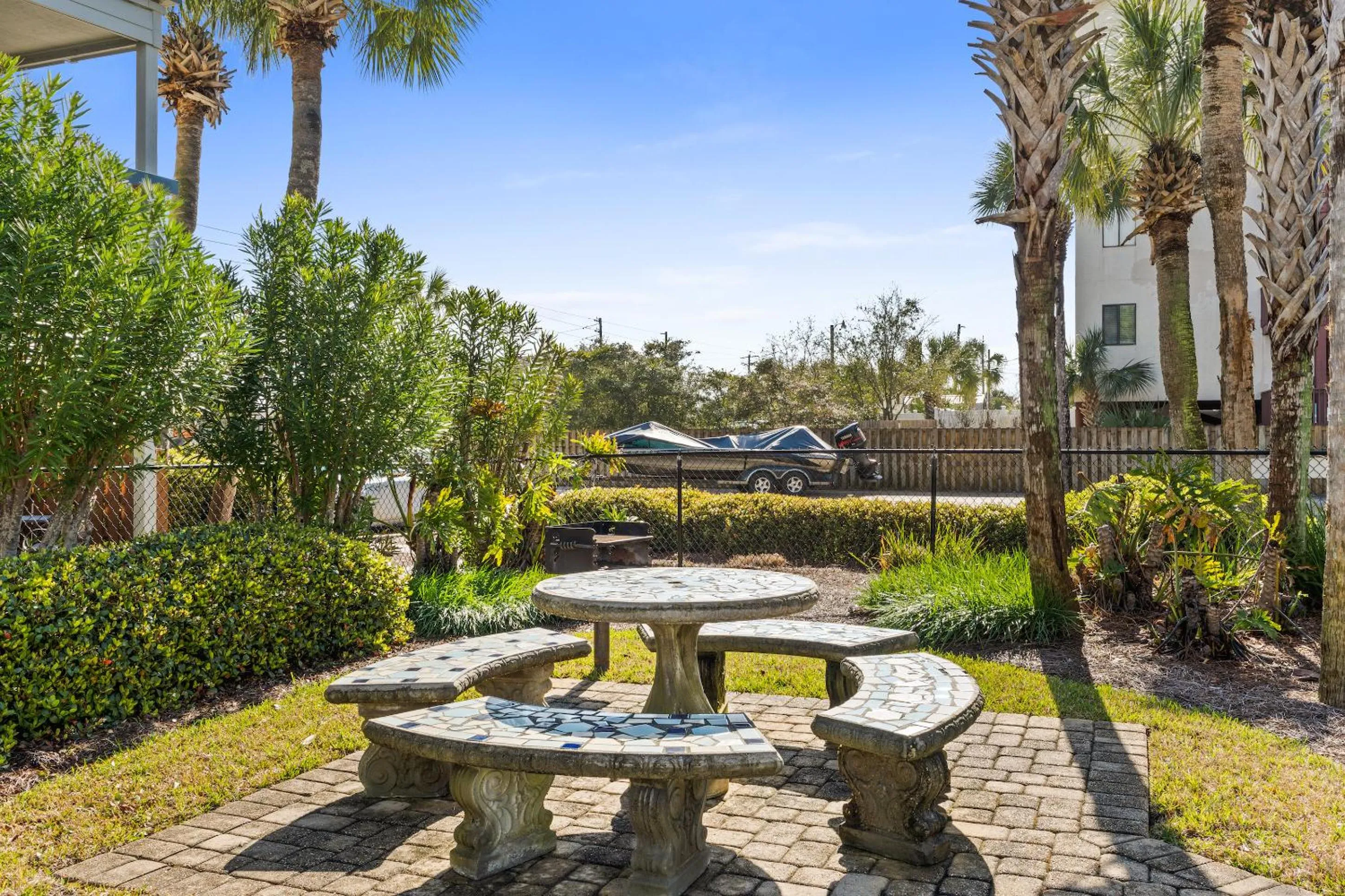 Patio in Sunswept by Panhandle Getaways