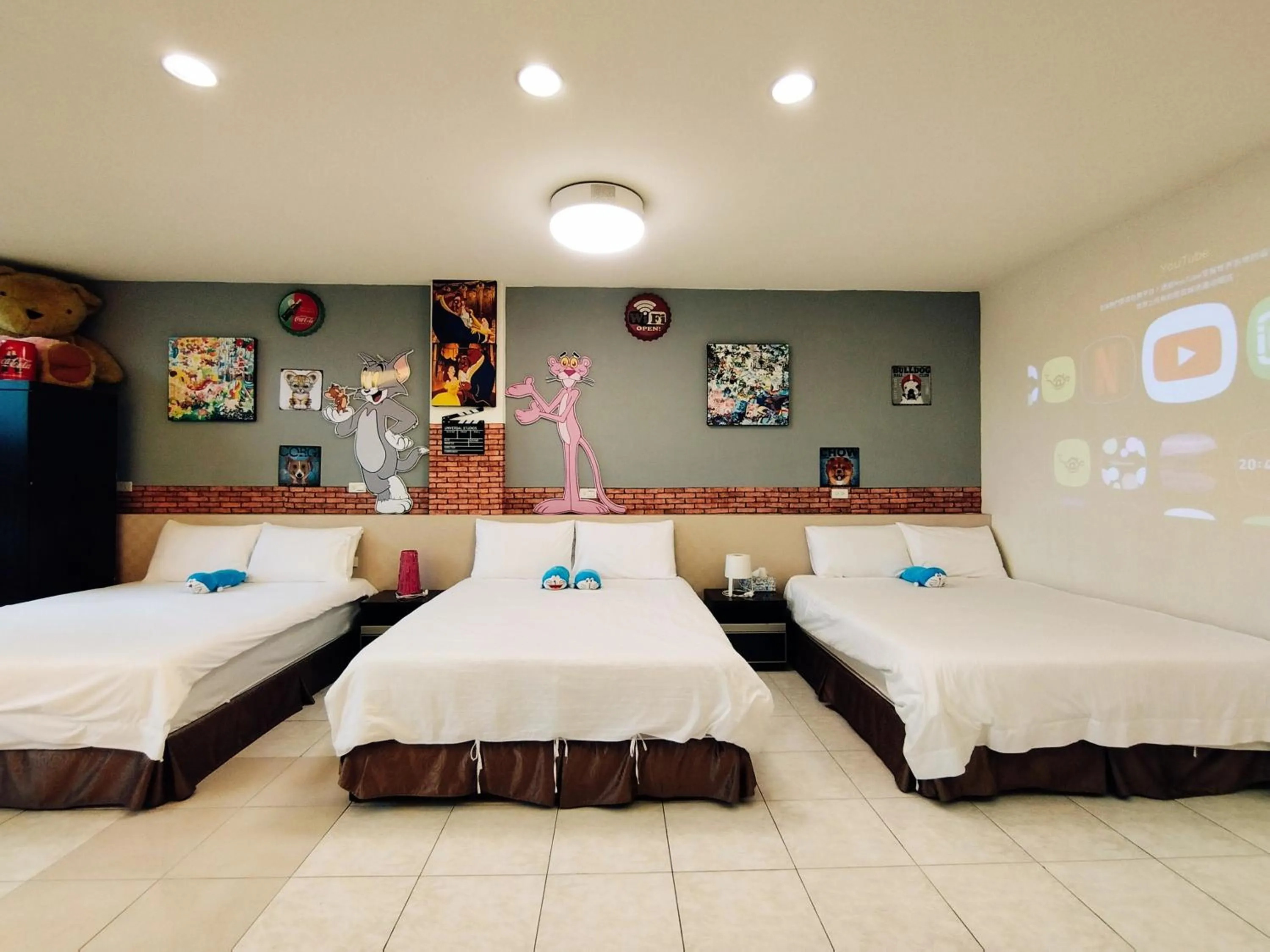 TV and multimedia, Bed in Huadong Homestay