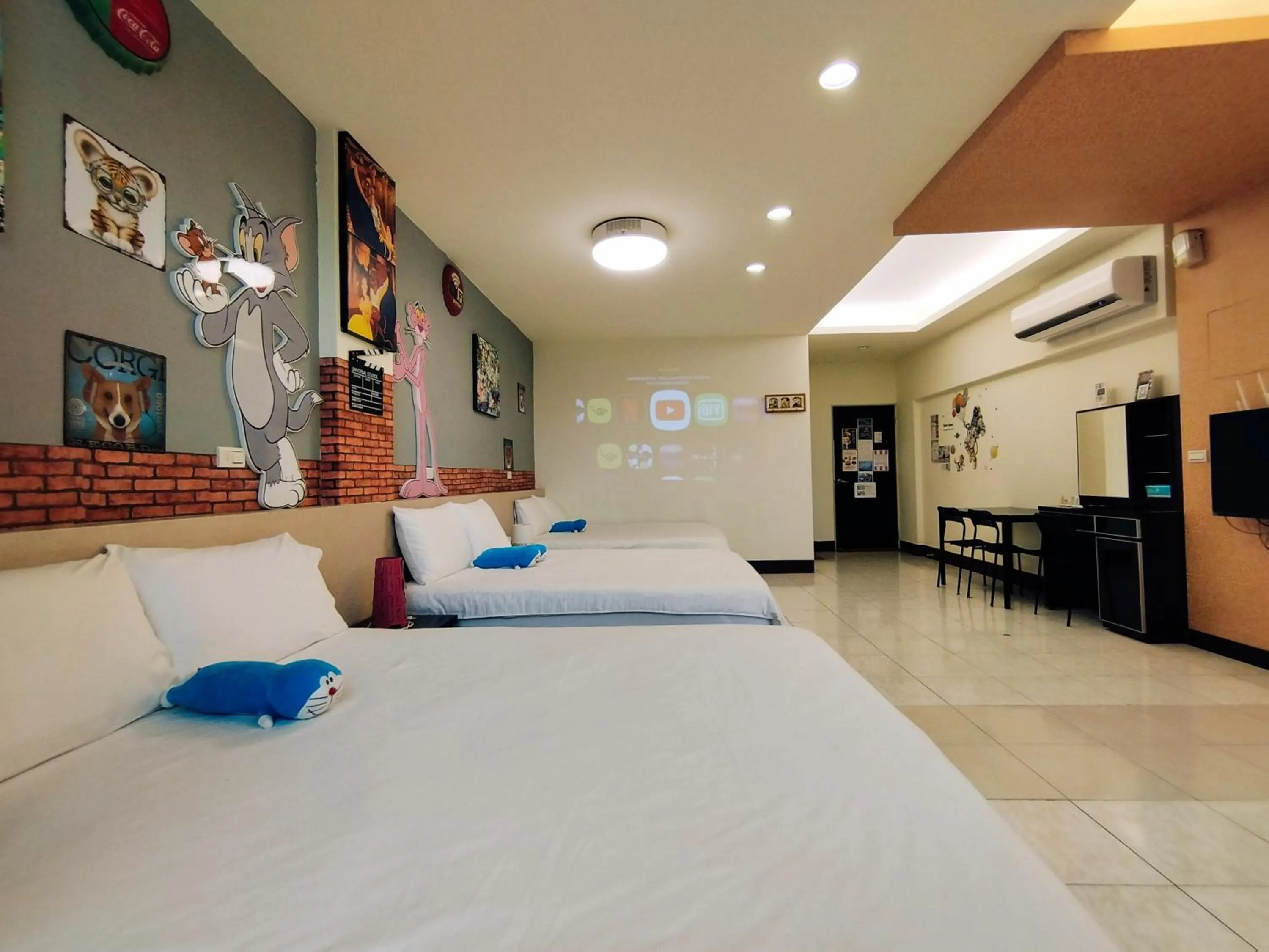 TV and multimedia, Bed in Huadong Homestay