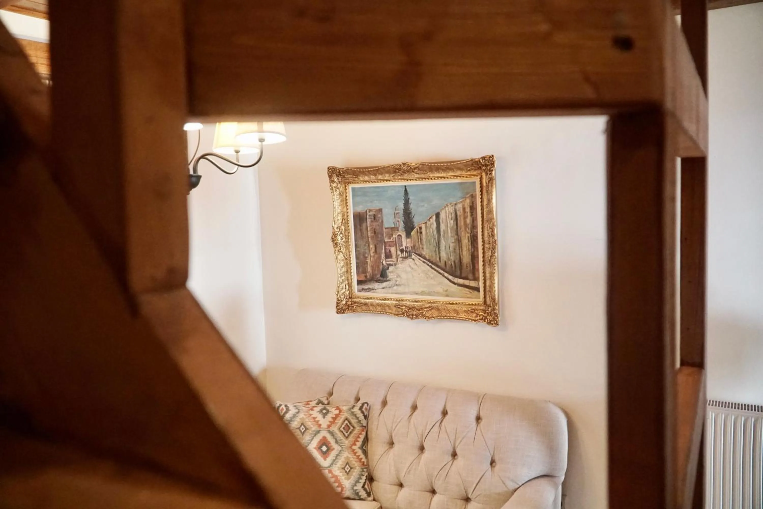 Seating area in Xenonas Iresioni