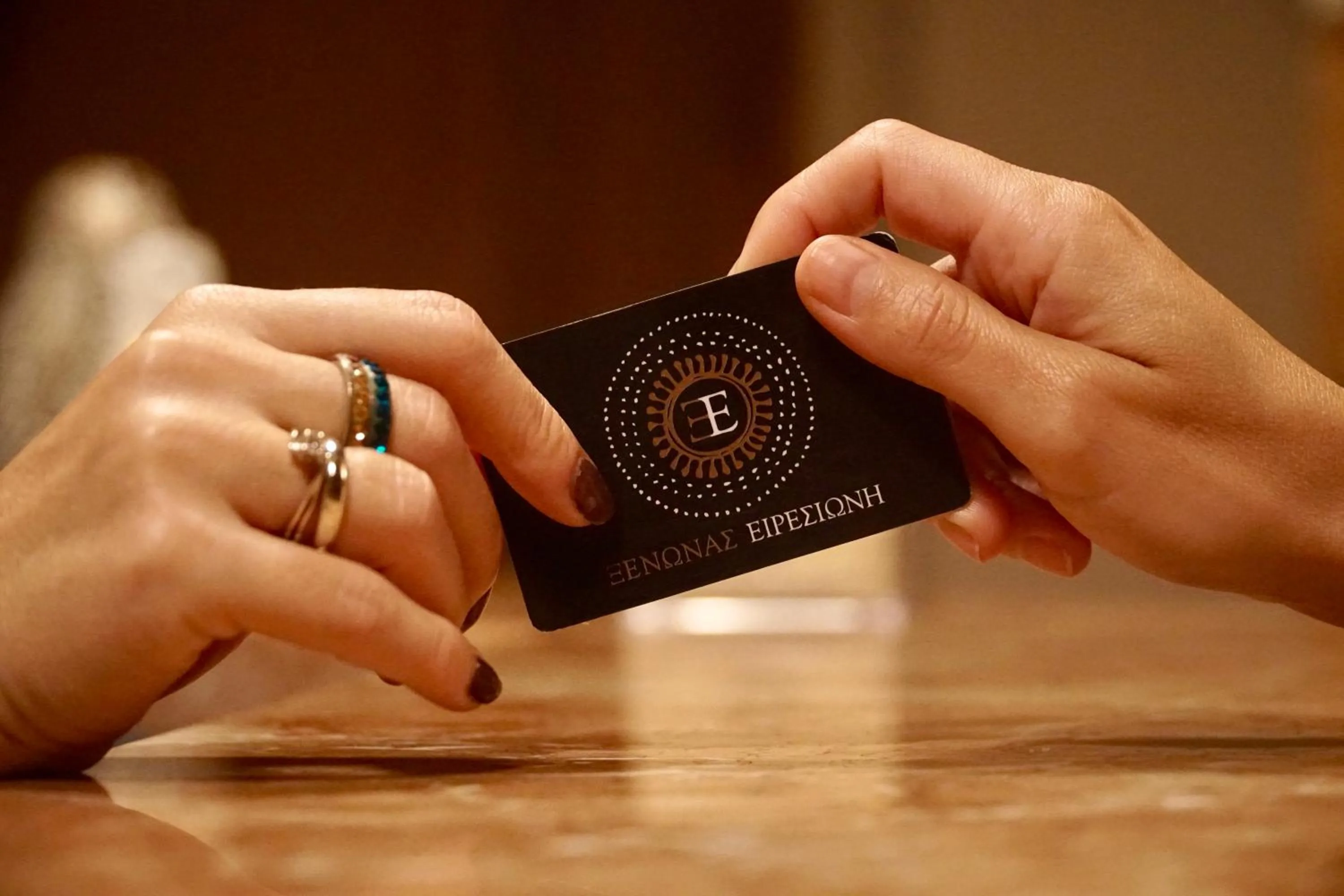 Lobby or reception in Xenonas Iresioni