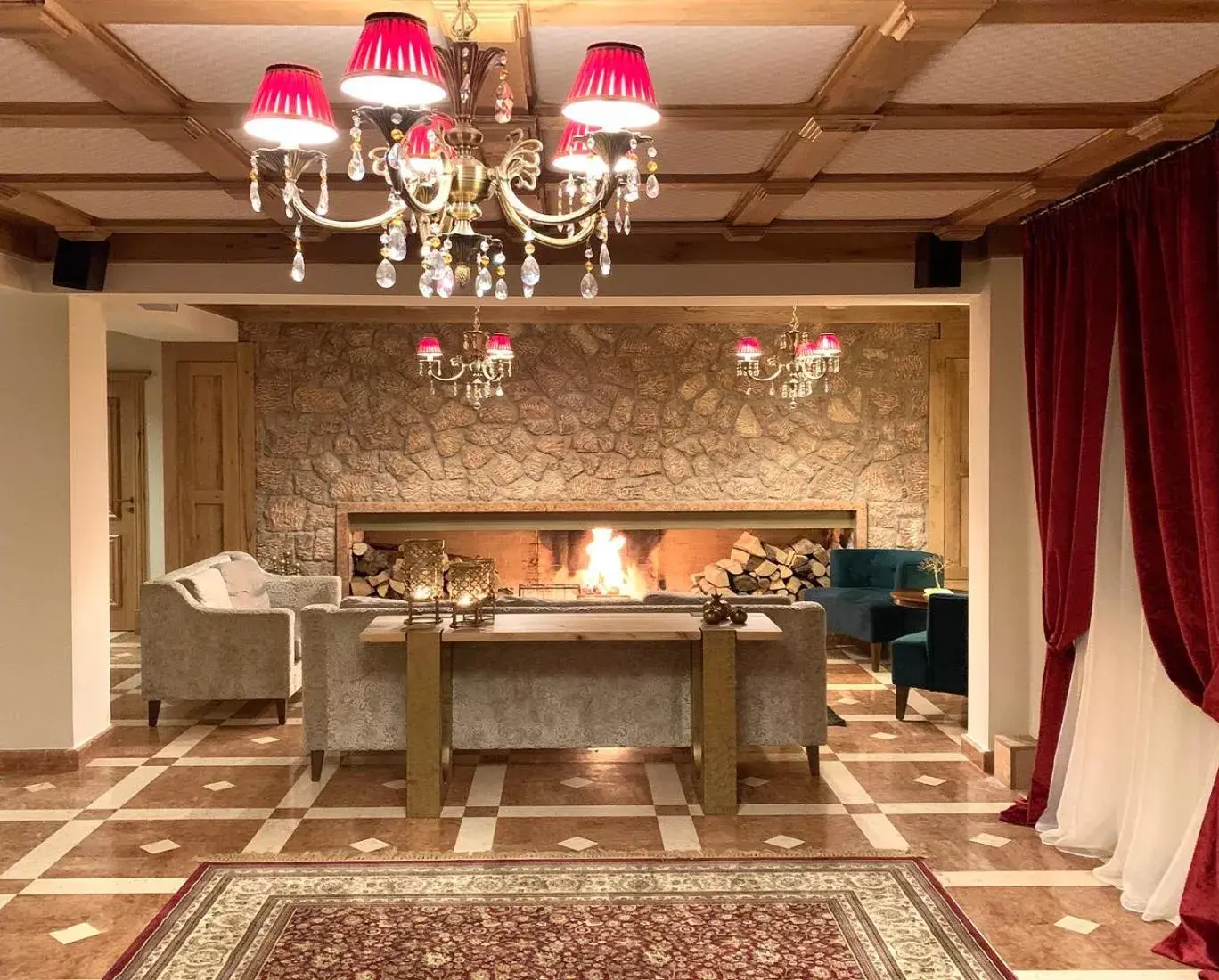 Lobby or reception in Xenonas Iresioni Lobby or reception in Xenonas Iresioni